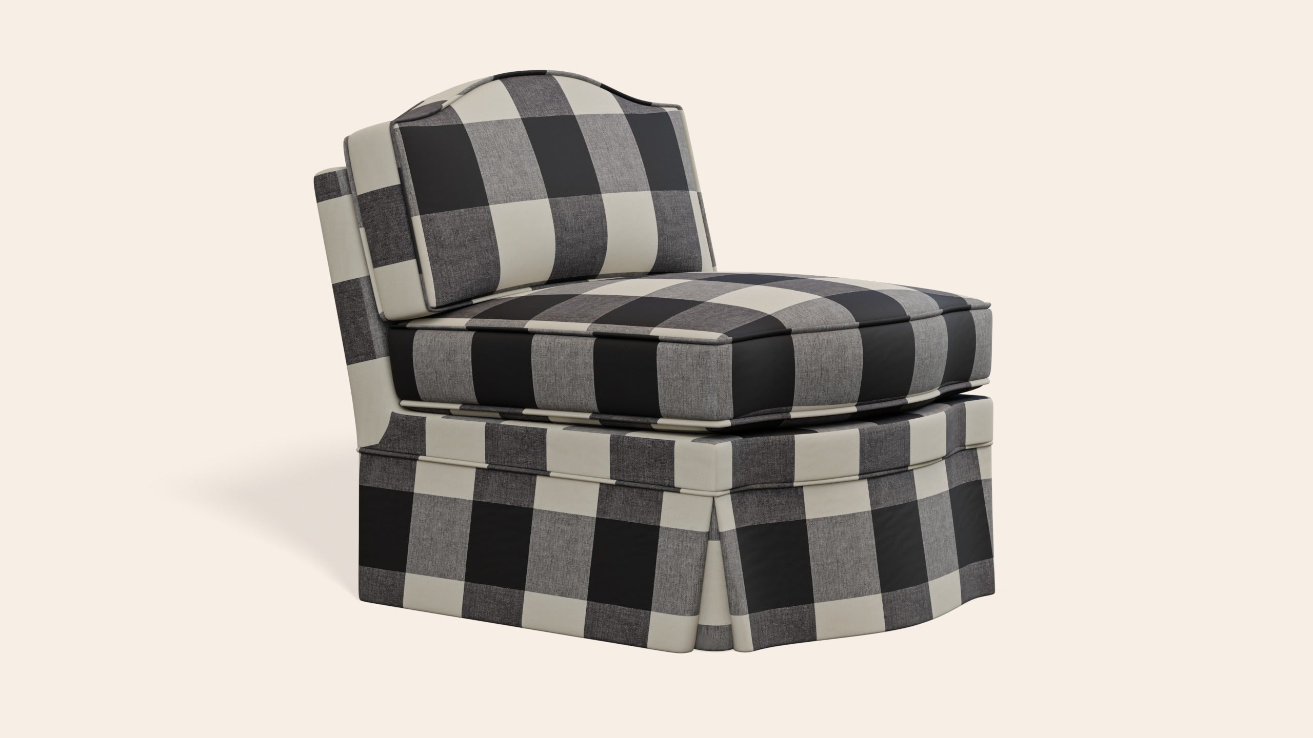 Felix Slipper Chair, Pepper