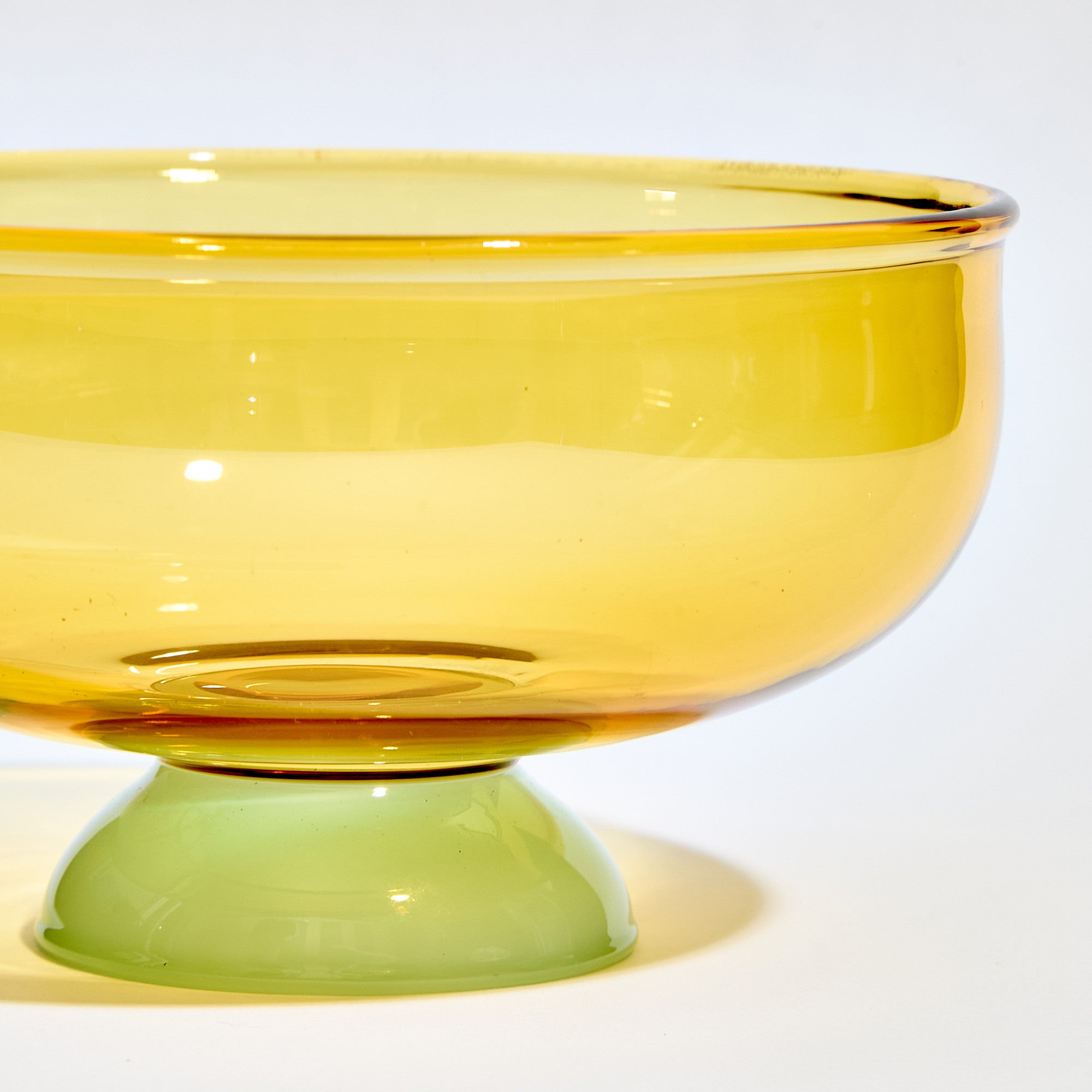 Yellow Glass Bowl - Bonbon