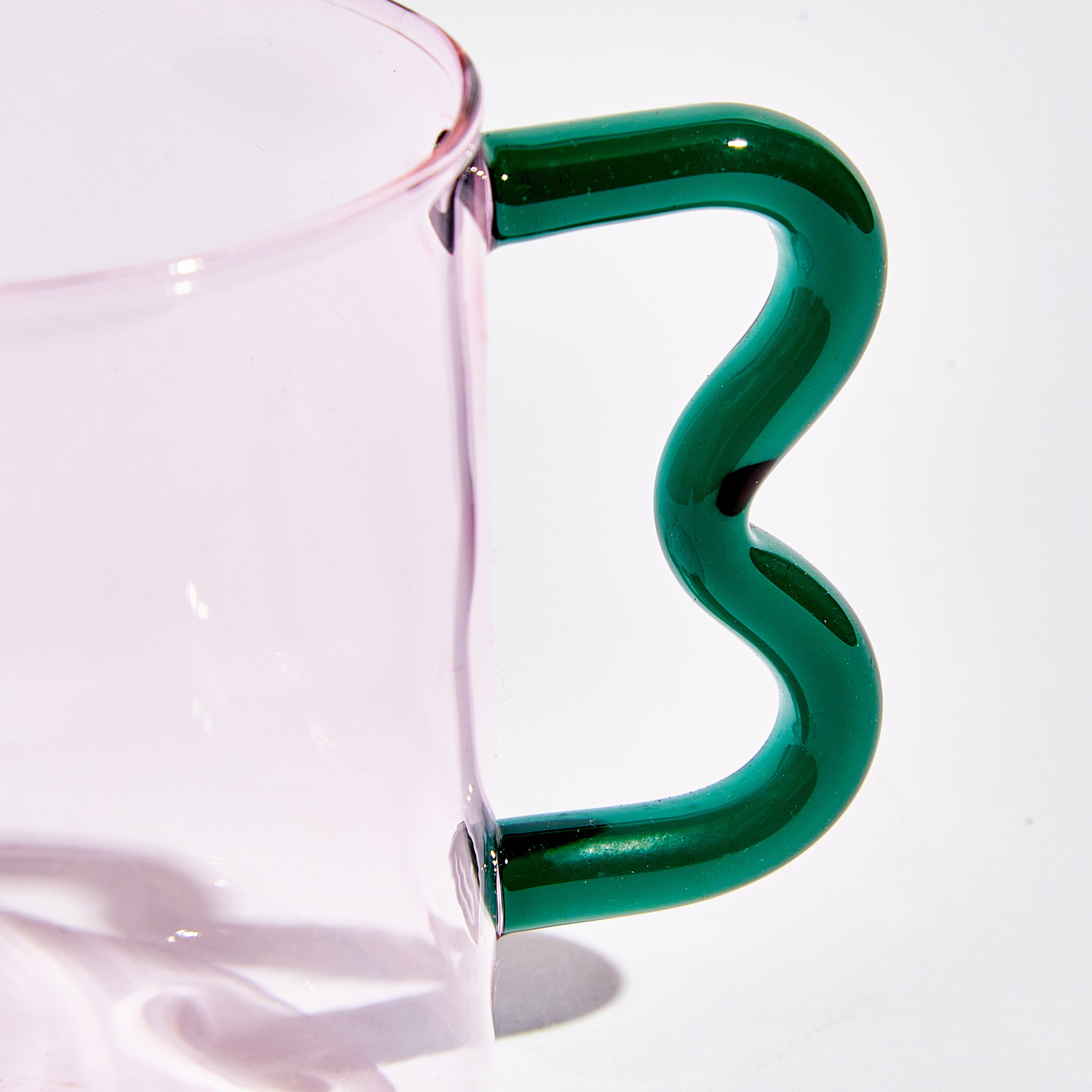 Glass Mug Ziggy -Pink