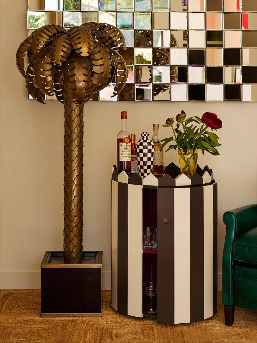 Barrel Table, Chocolate