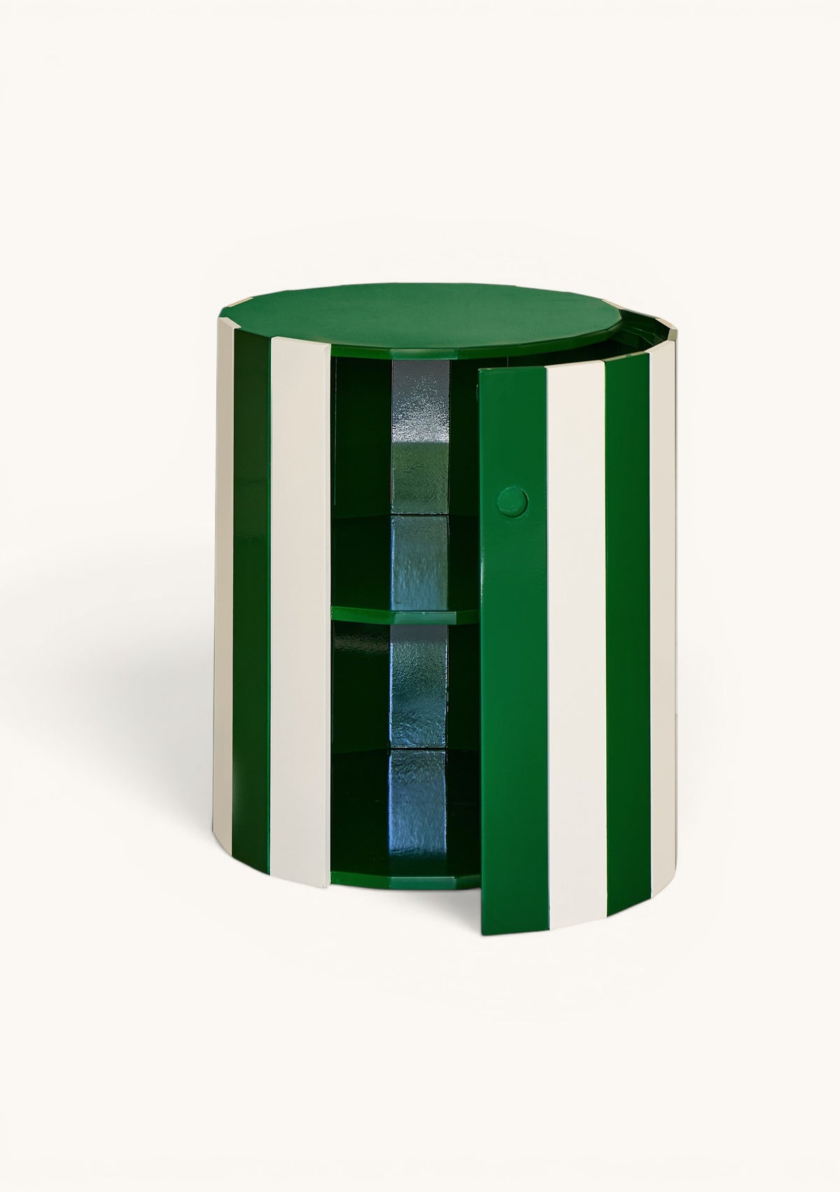 Barrel Table, Forest Green