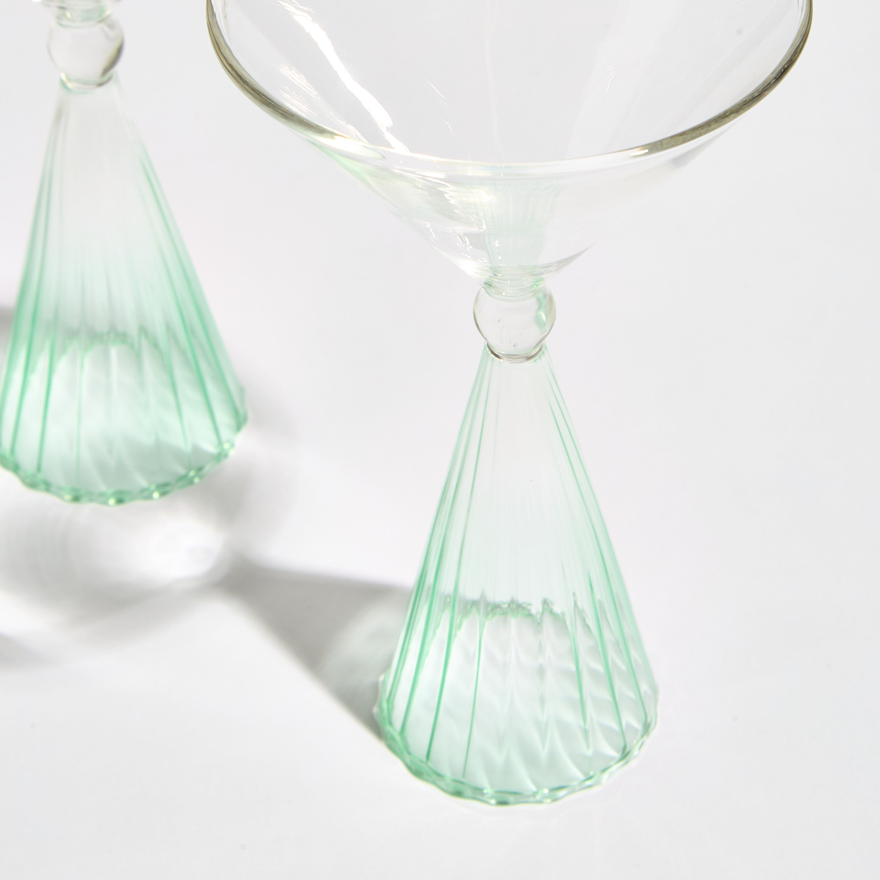 Cocktail Glass - Green Gradient
