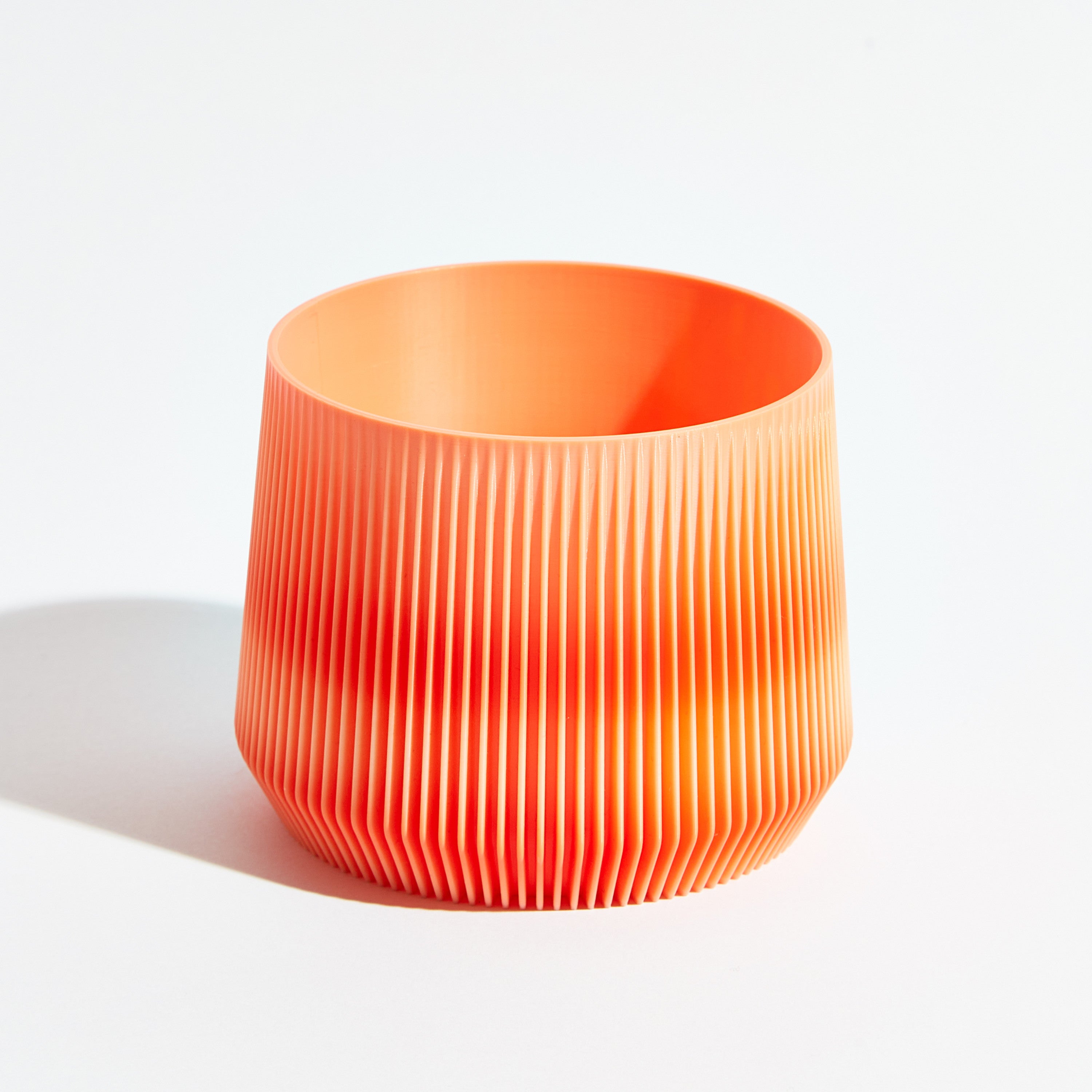 Pillar pot - Coral orange