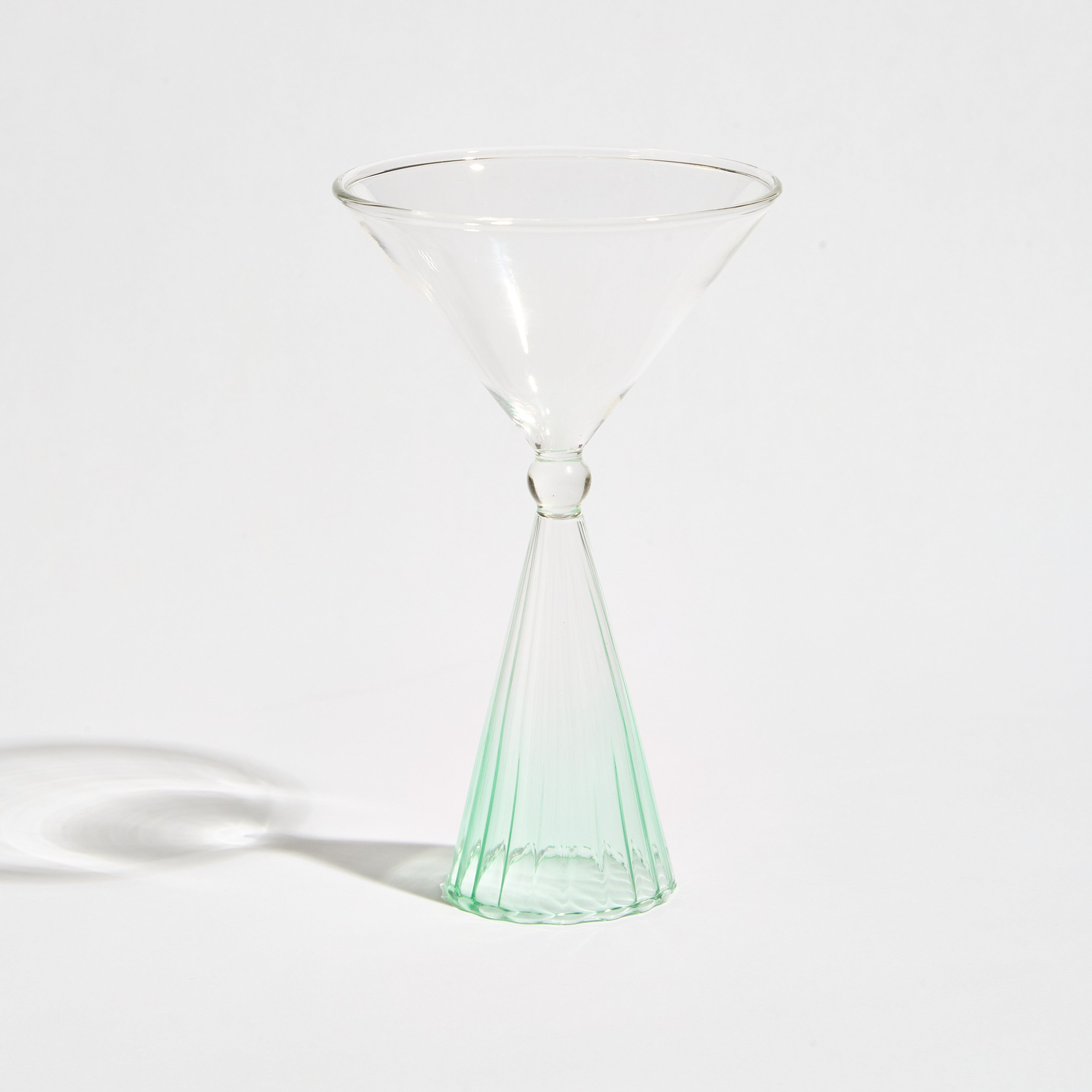 Cocktail Glass - Green Gradient