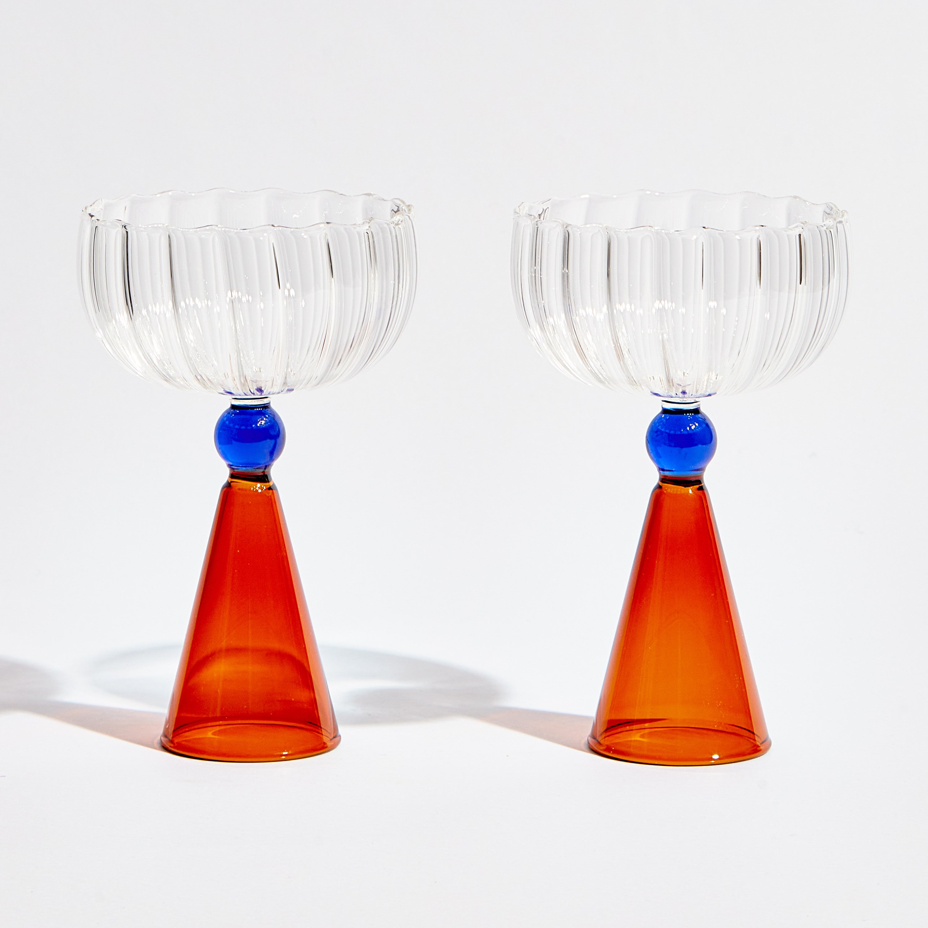 Champagne Glass - Amber
