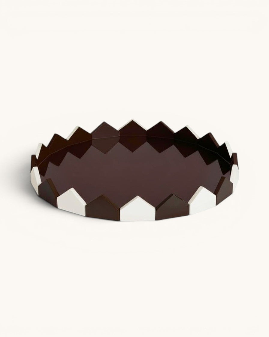 Large Tray, Chocolate