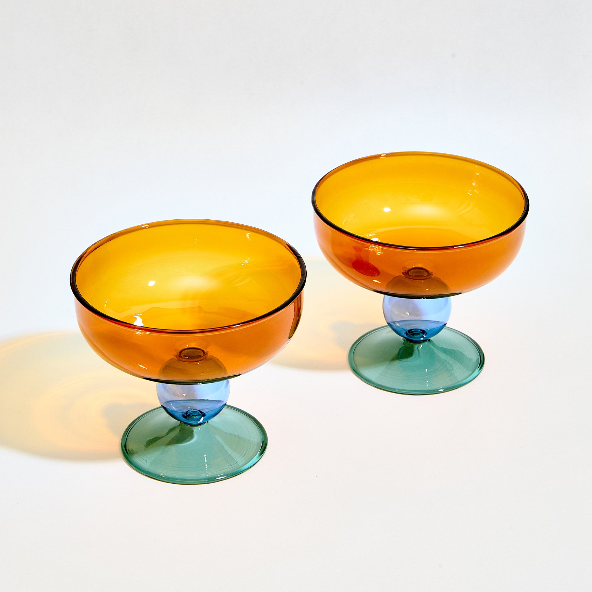 Amber Dessert Glass Bowl - Le Bonbon