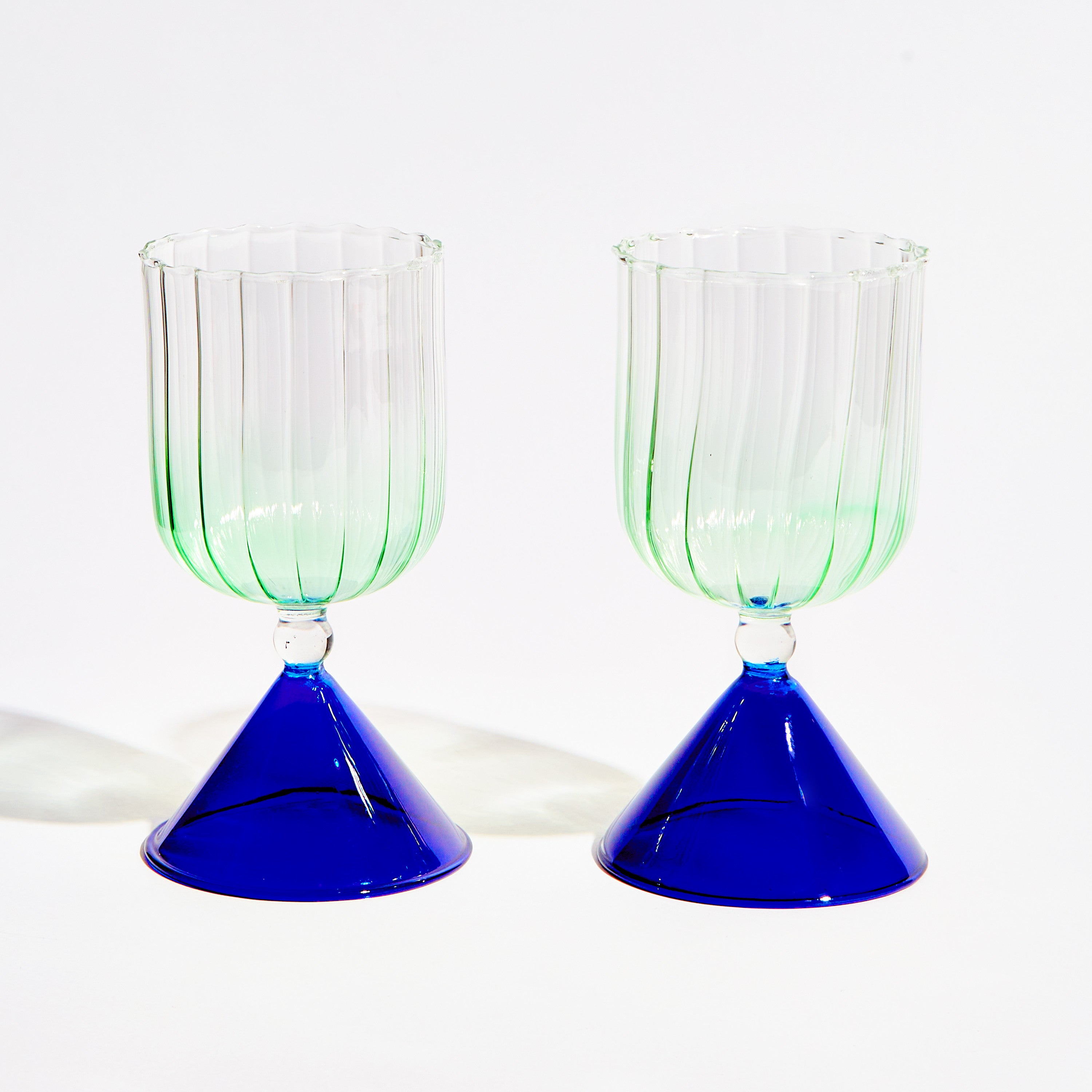 Wine goblet- Blue