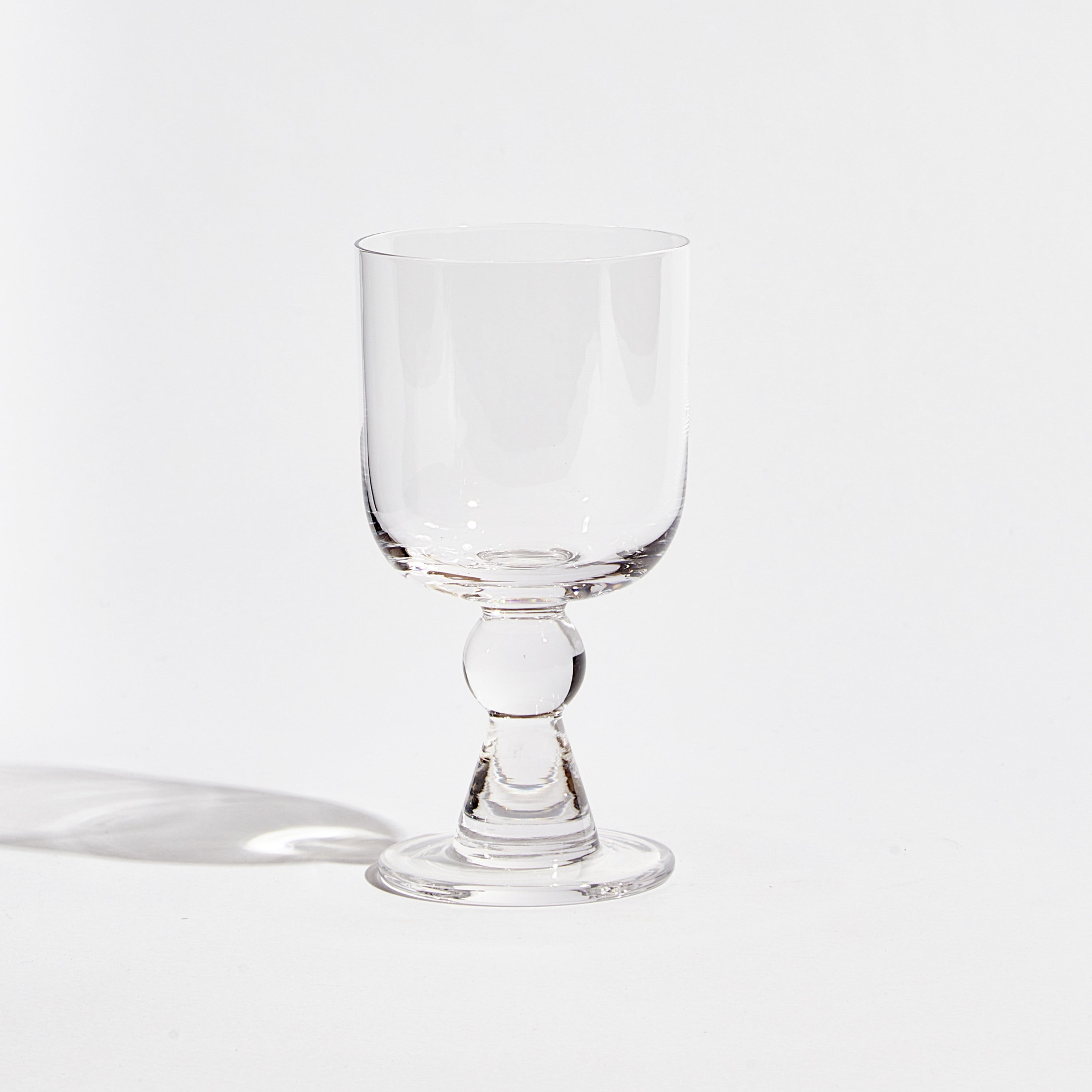 Retro wine goblet- Transparent