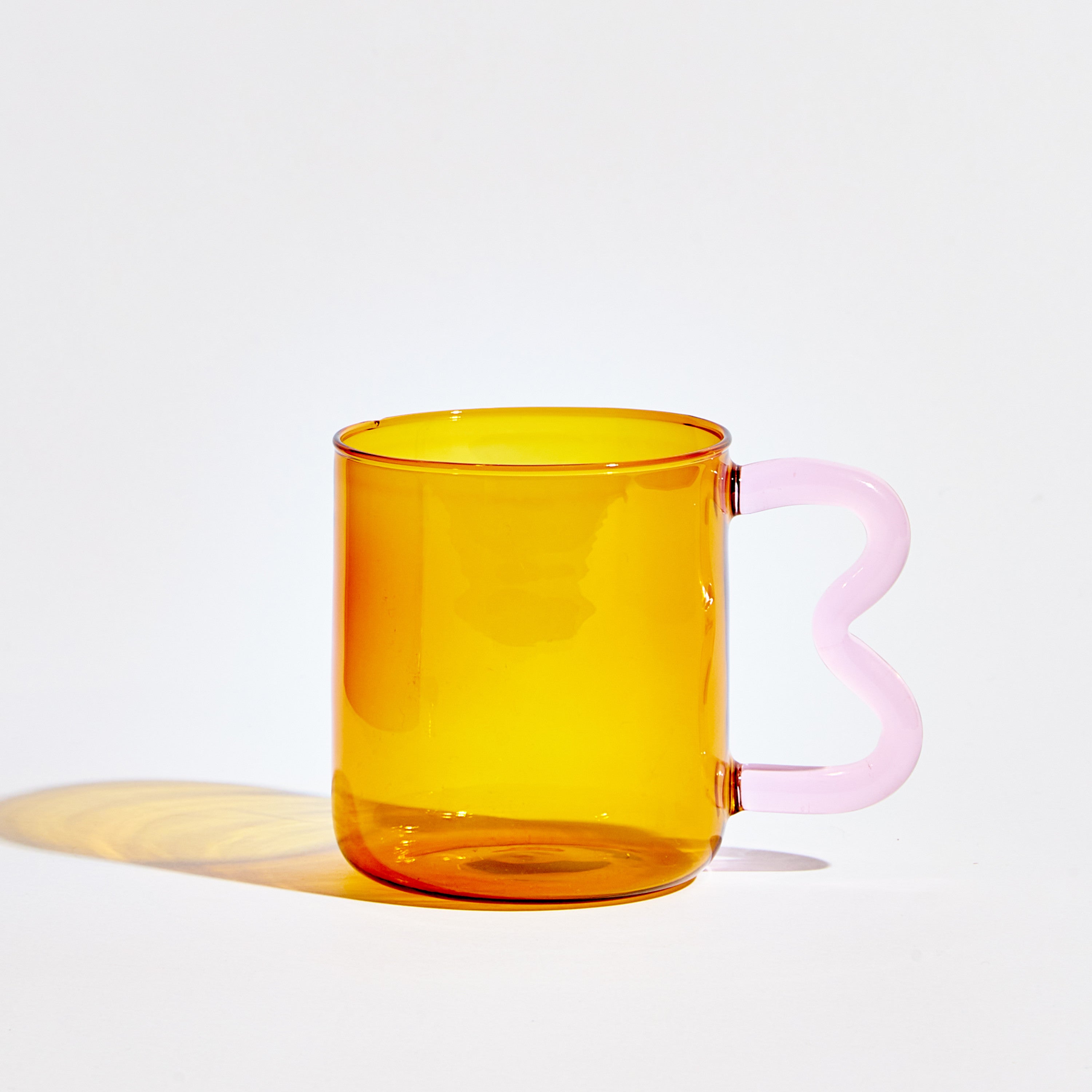Glass Mug Ziggy - Amber