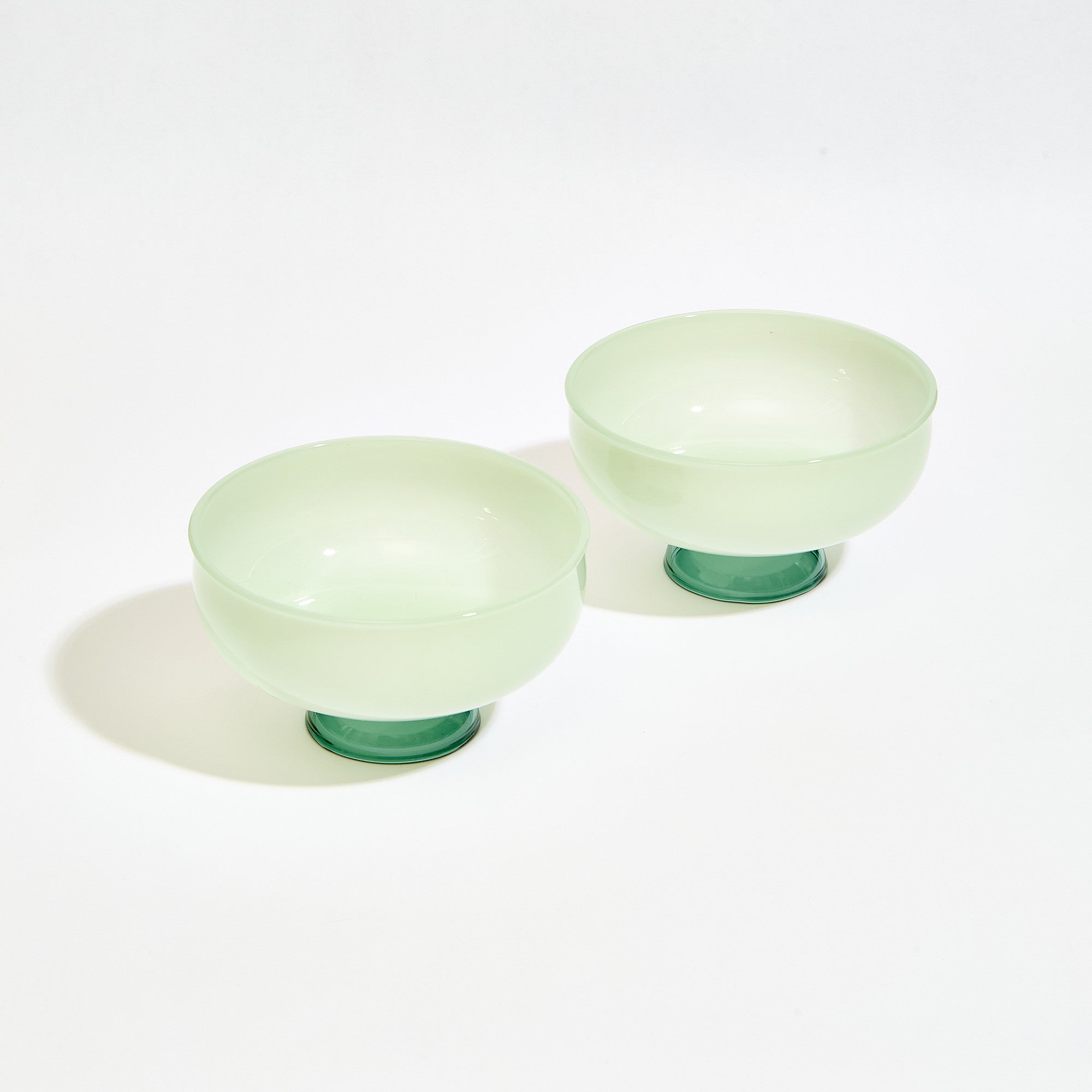 Green Glass Bowl - Bonbon