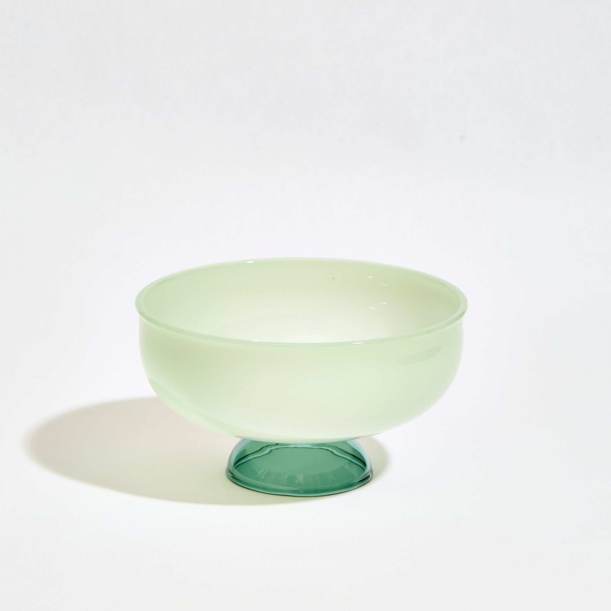 Green Glass Bowl - Bonbon