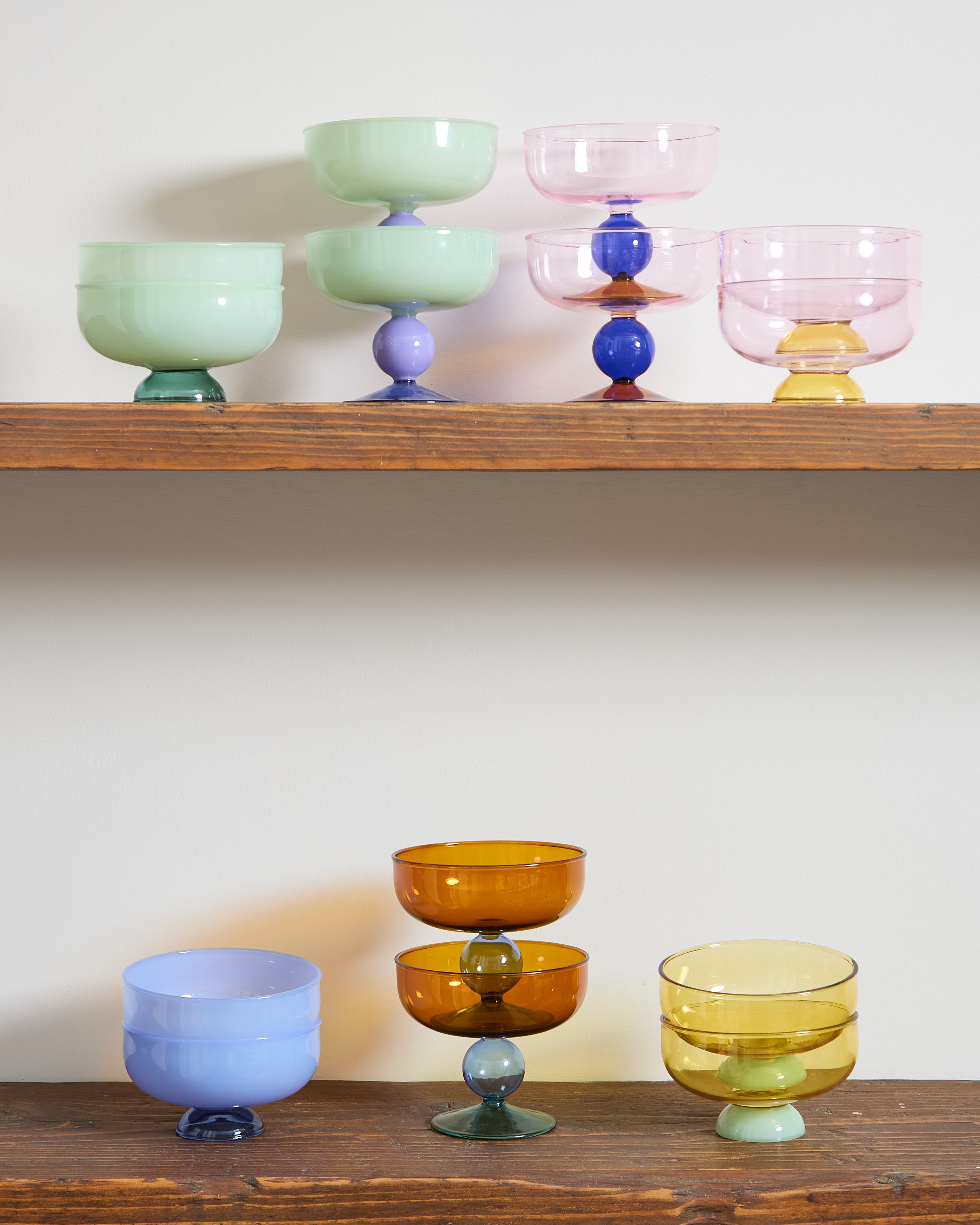 Green Glass Bowl - Bonbon