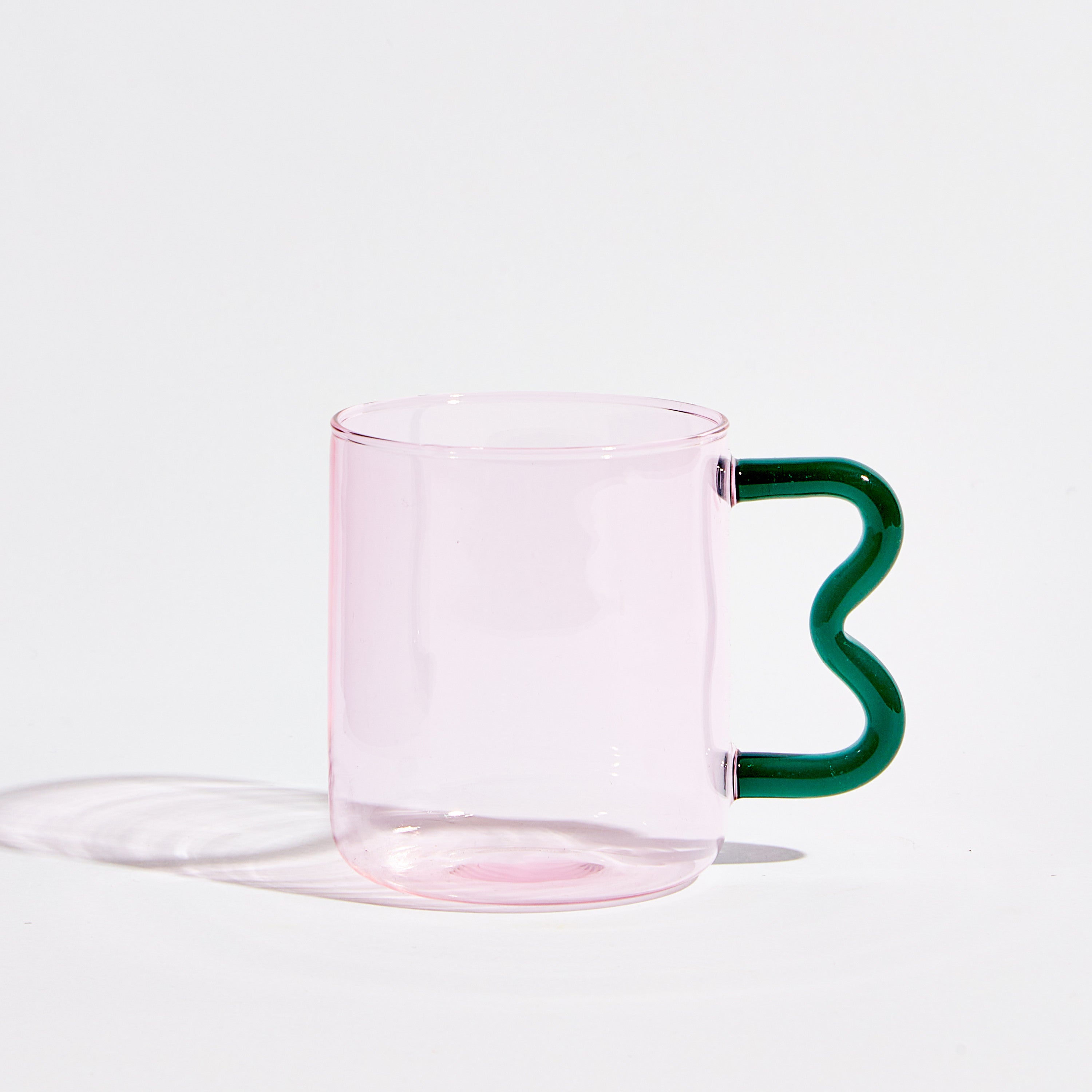Glass Mug Ziggy -Pink