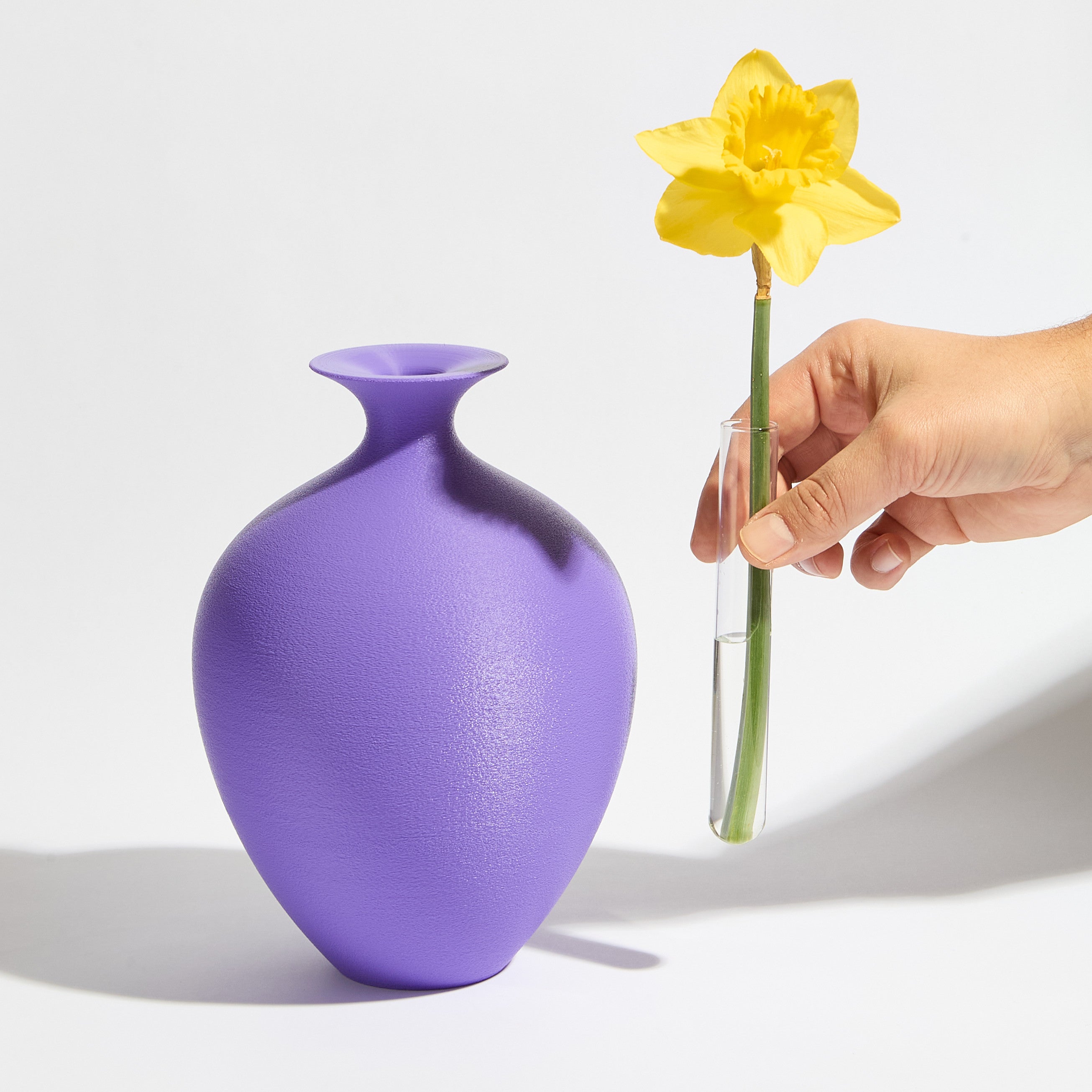 Urn Vase - Purple Iris