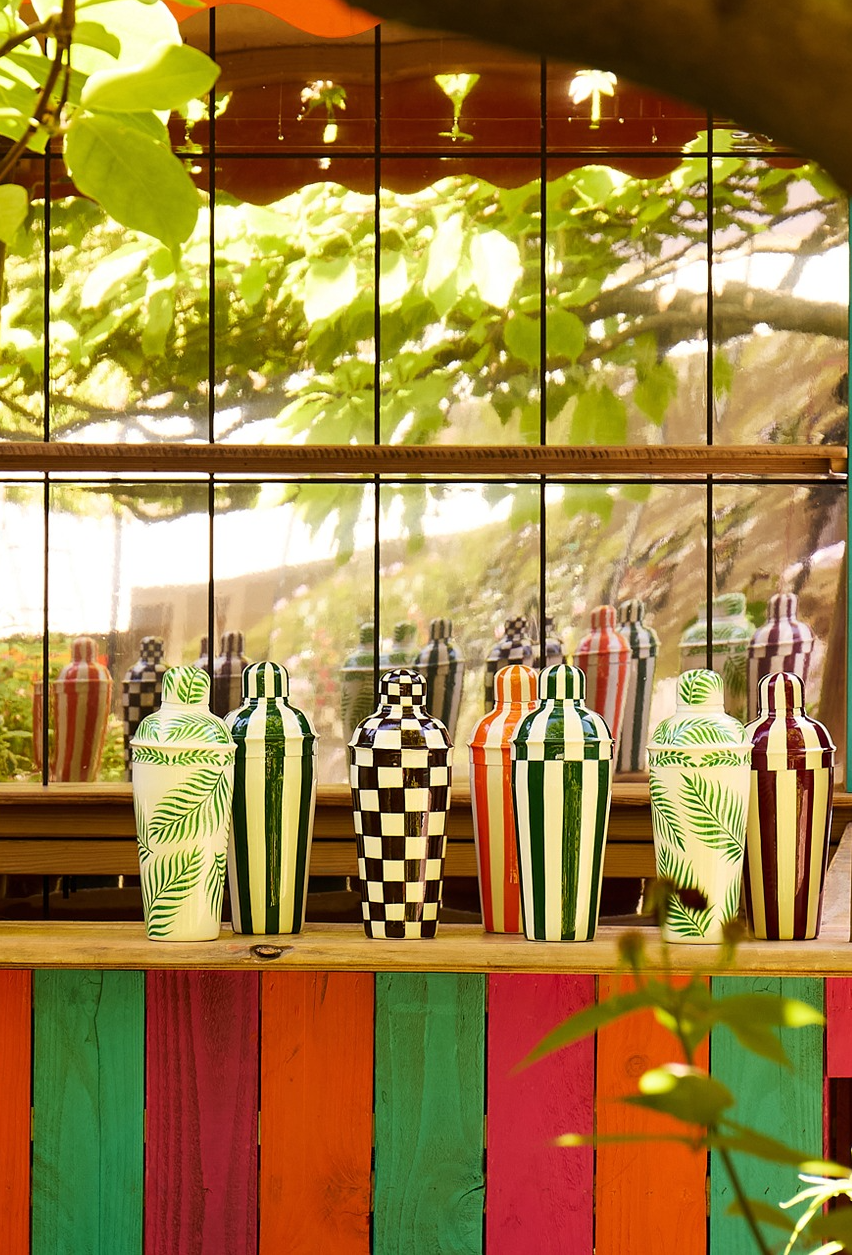 Cocktail Shaker, Palm Leaf