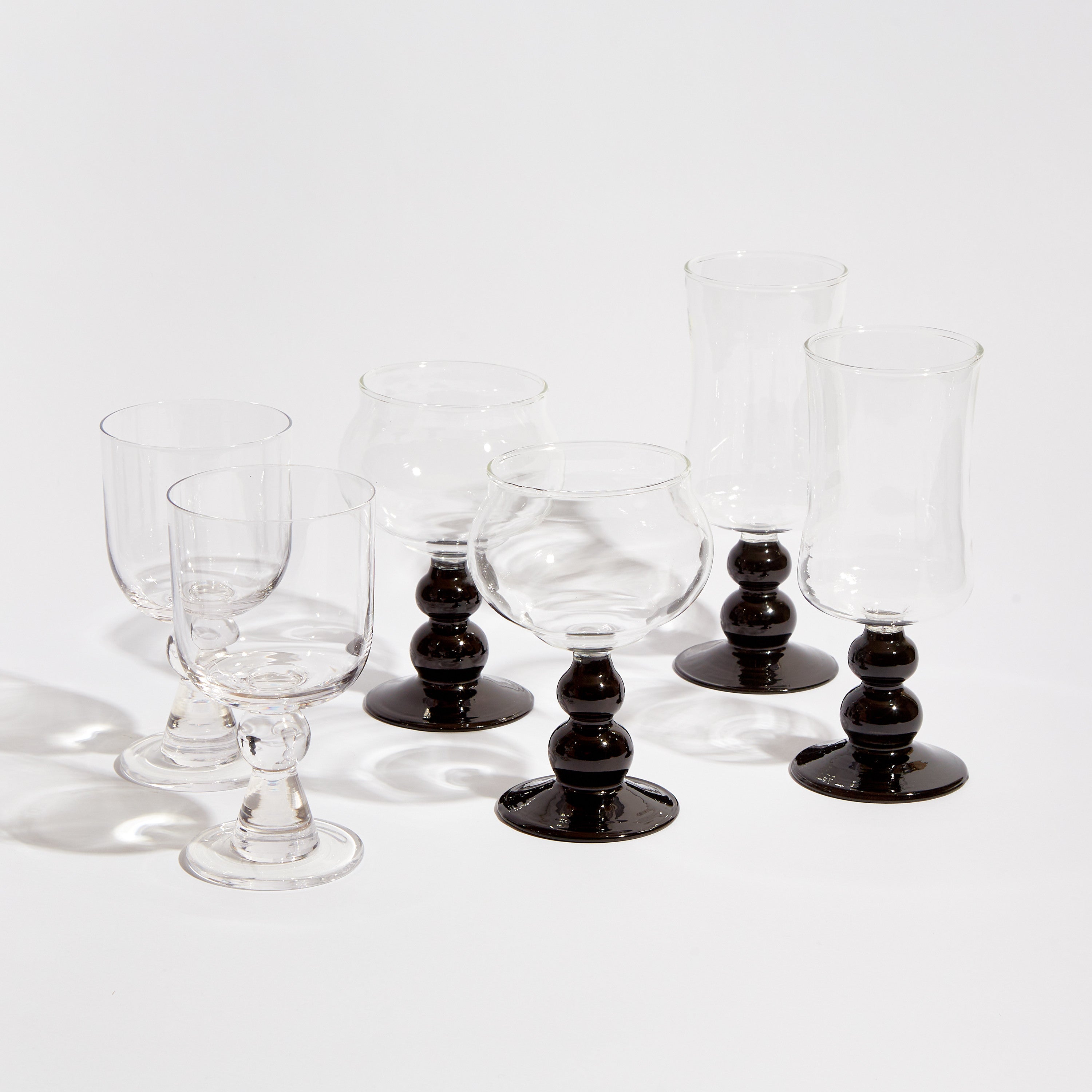 Retro wine goblet- Transparent