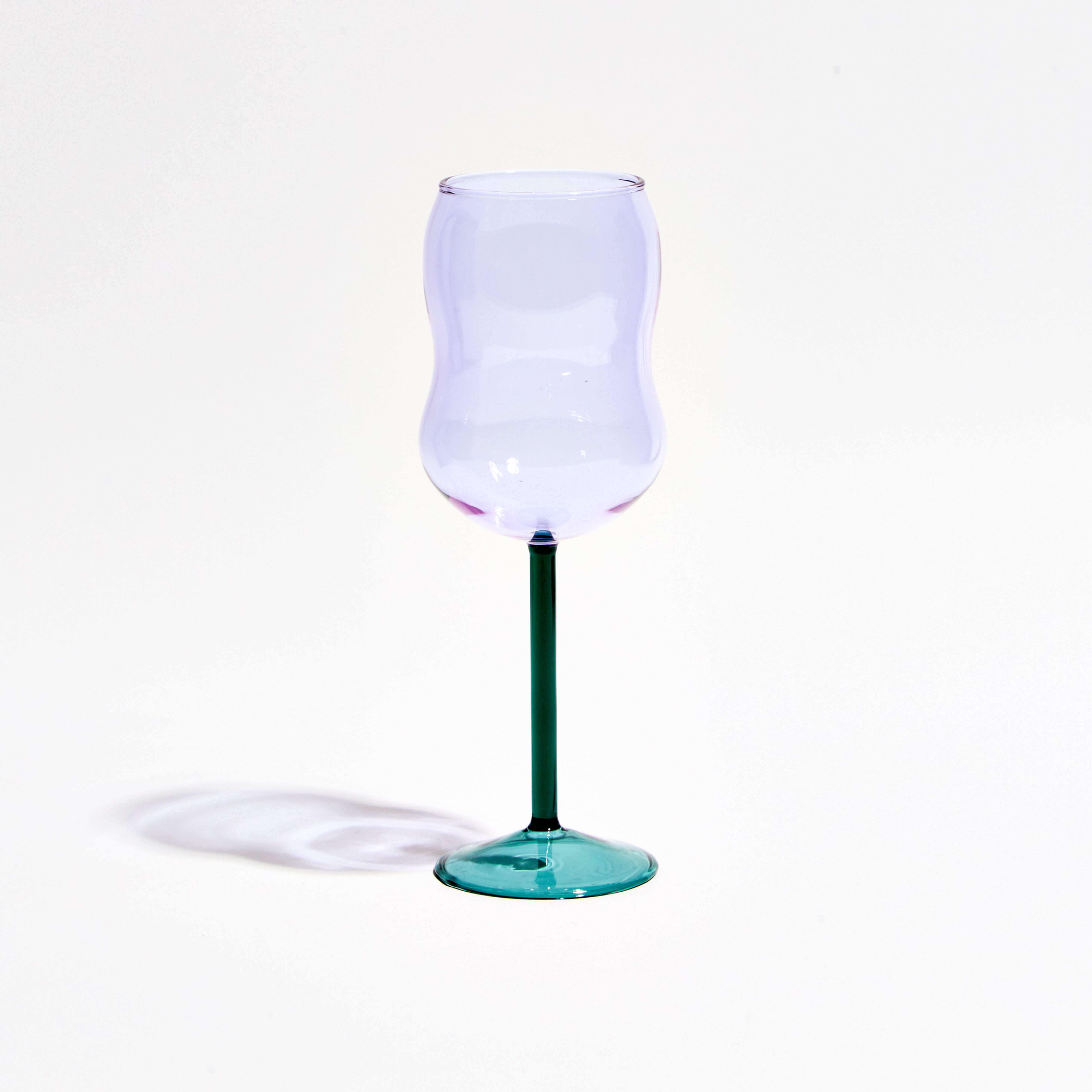 Bubble Wine Glass- Purple