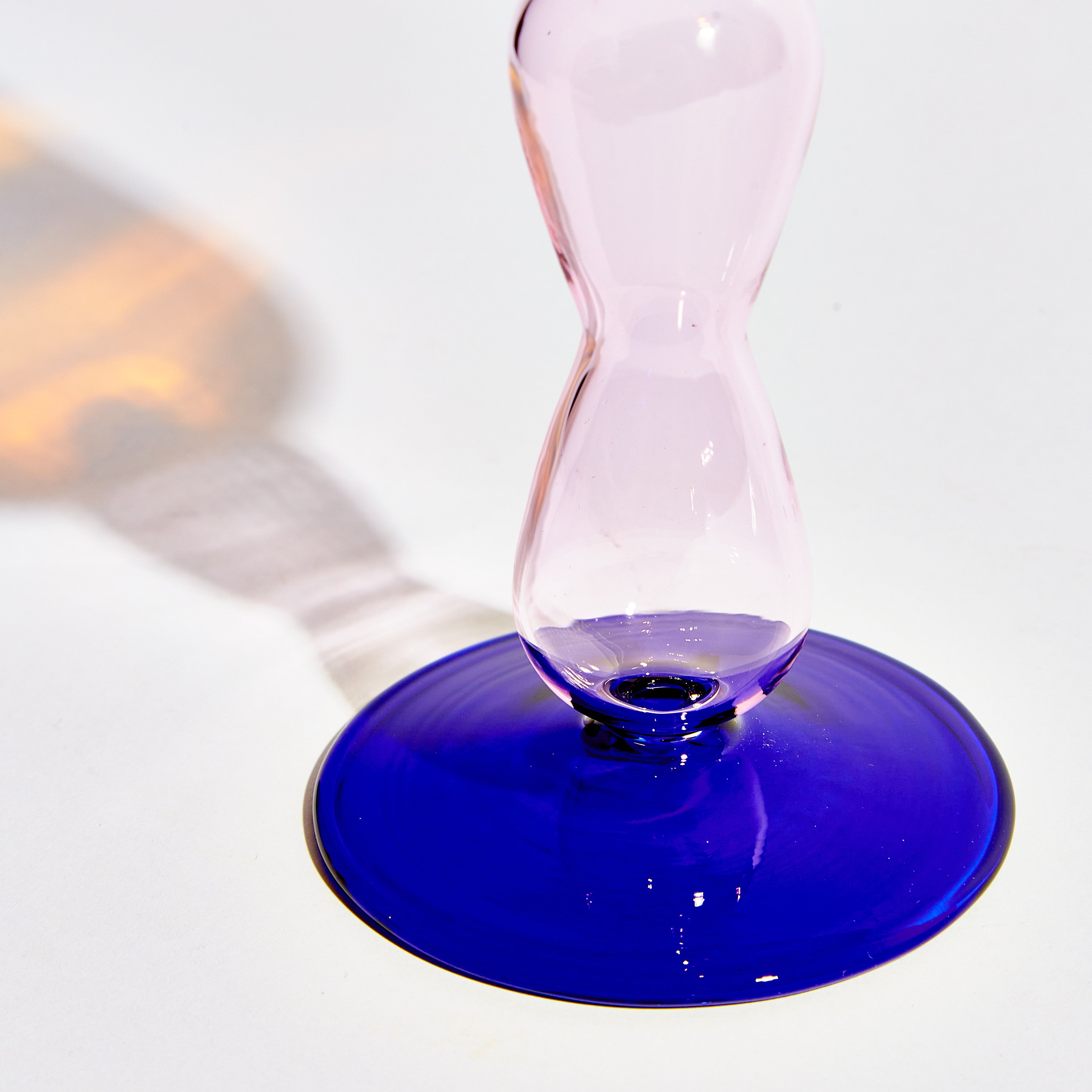 Retro wine goblet- Amber