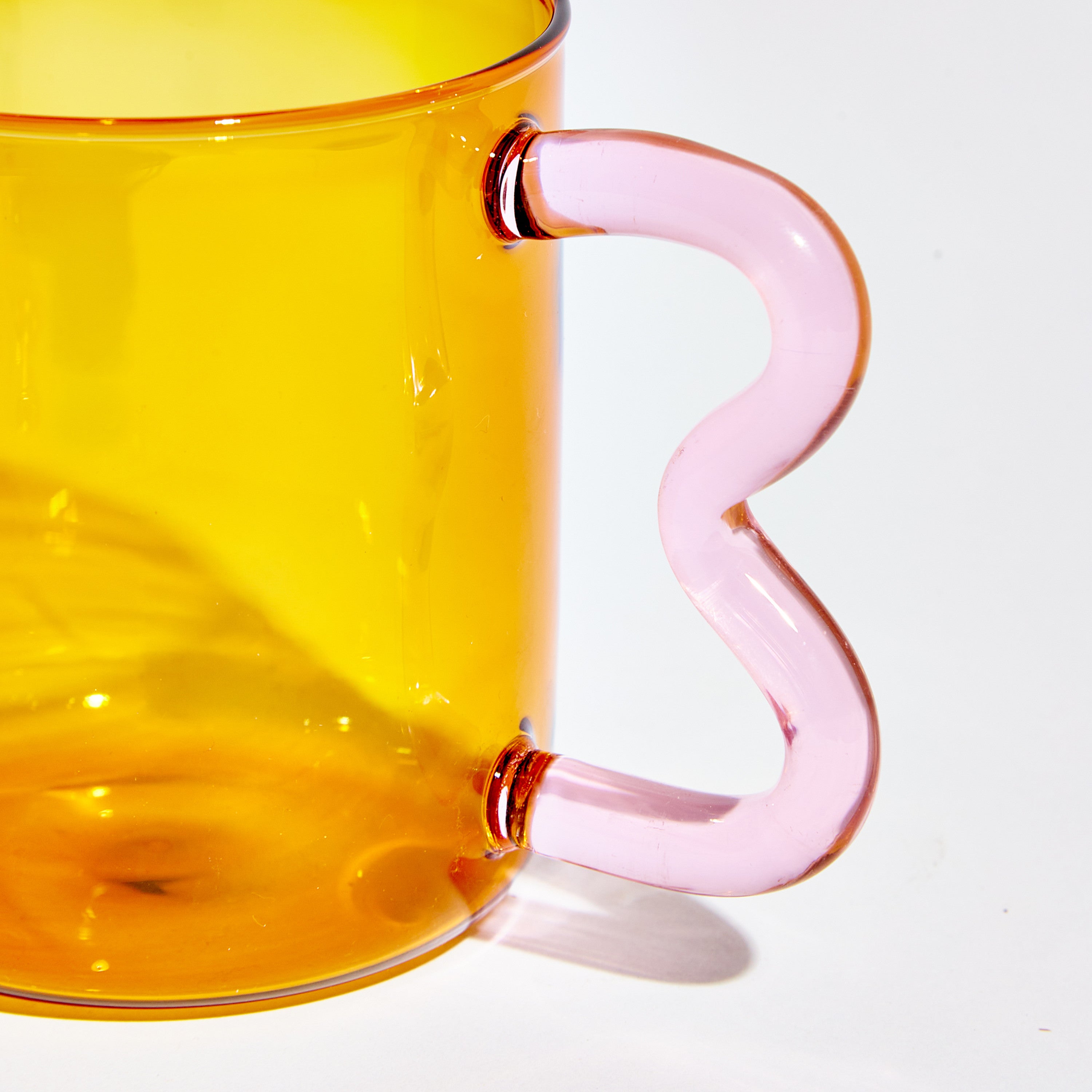 Glass Mug Ziggy - Amber