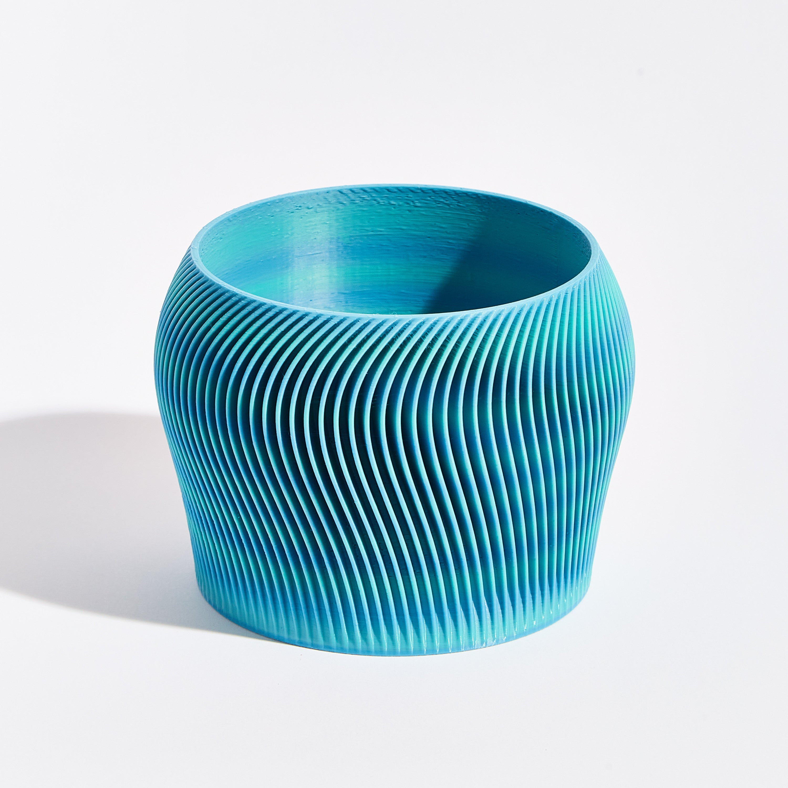 Orbital pot- Ocean blue