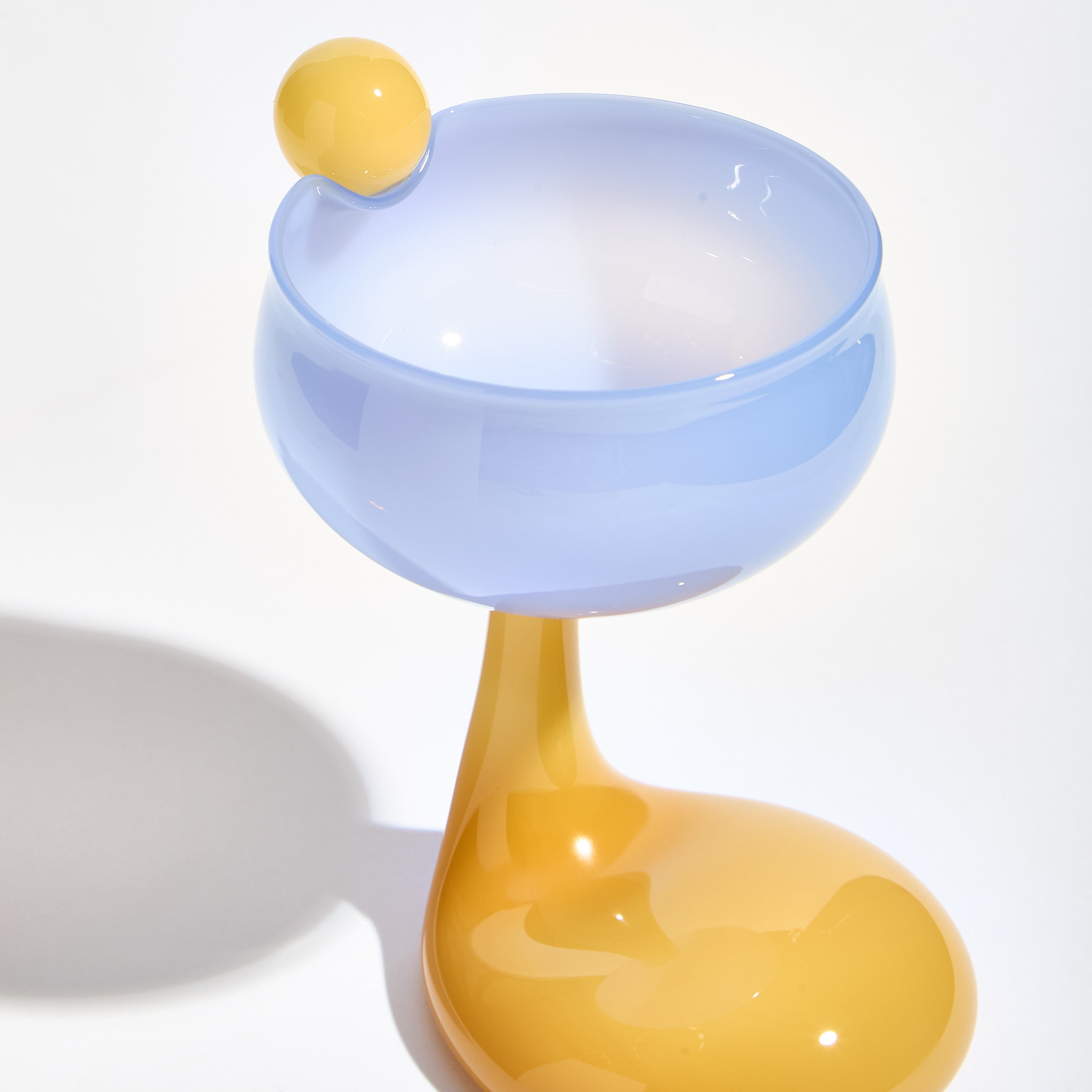 Blobby Cocktail & Dessert Glass - Blue
