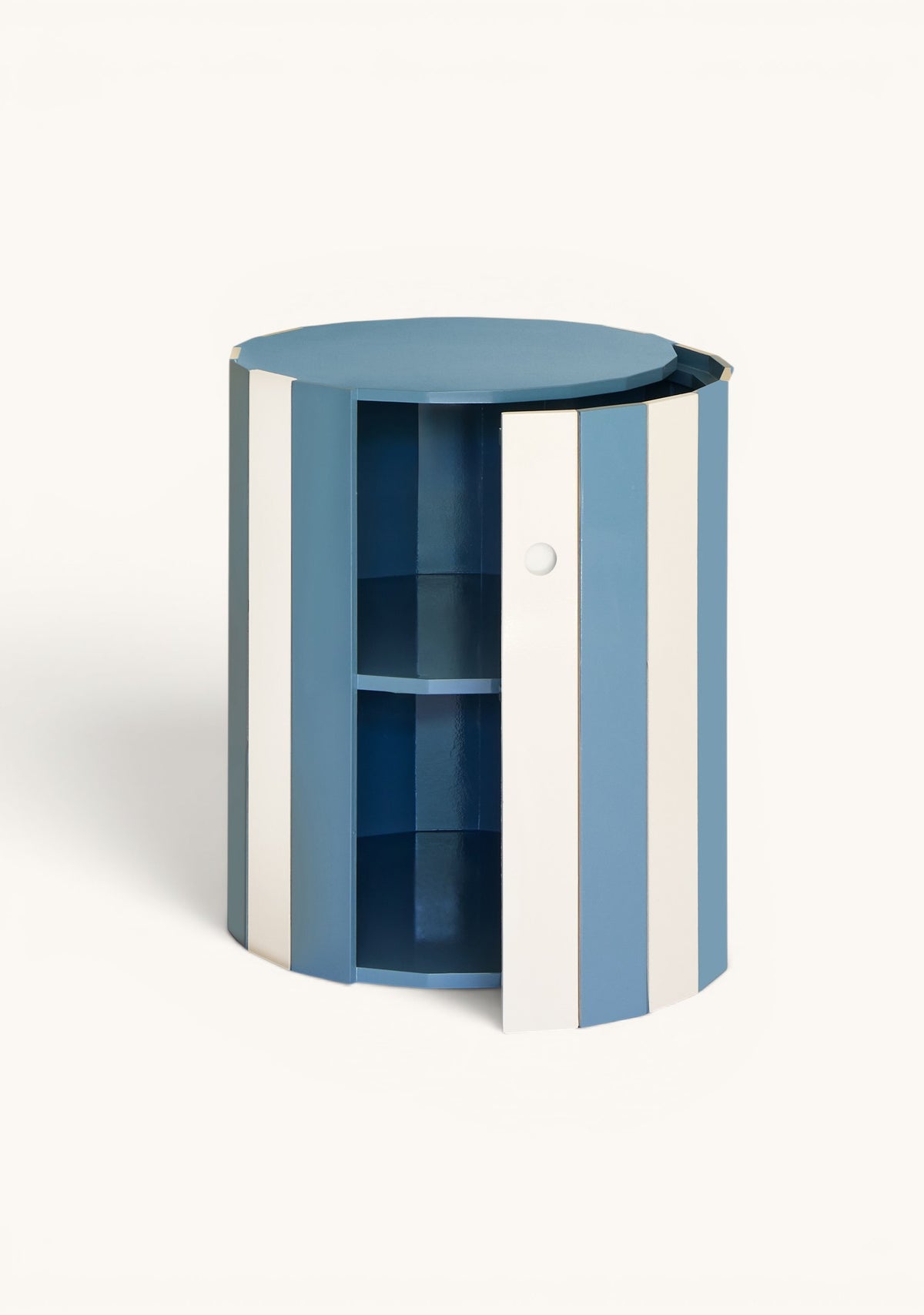 Barrel Table, Sky Blue