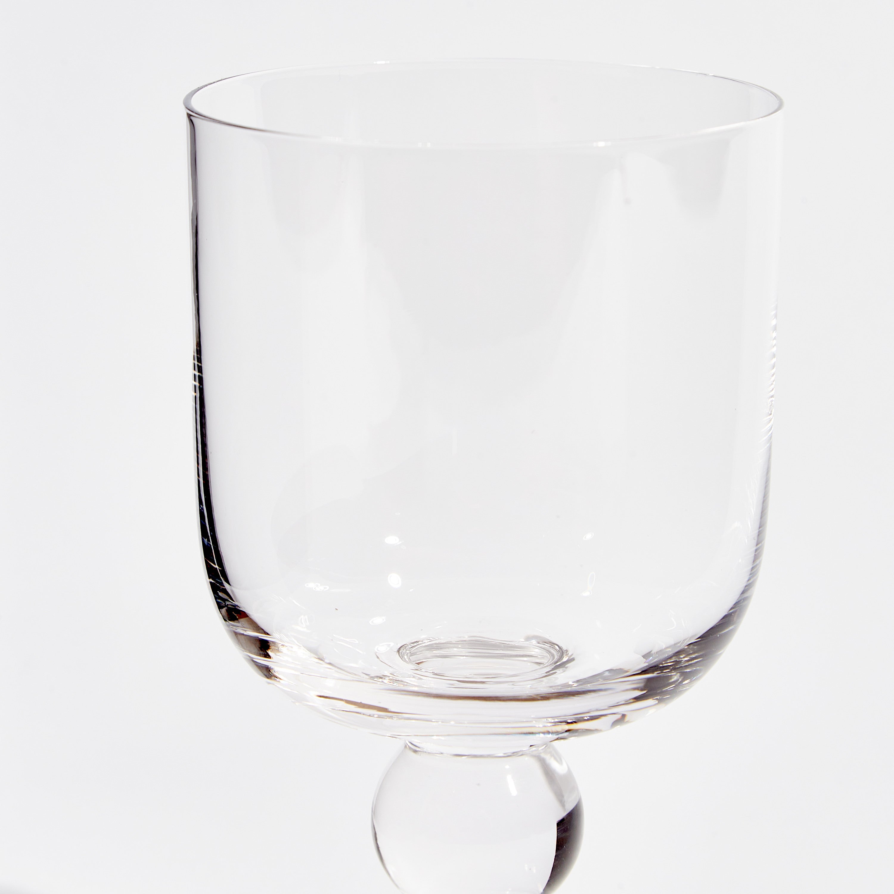 Retro wine goblet- Transparent