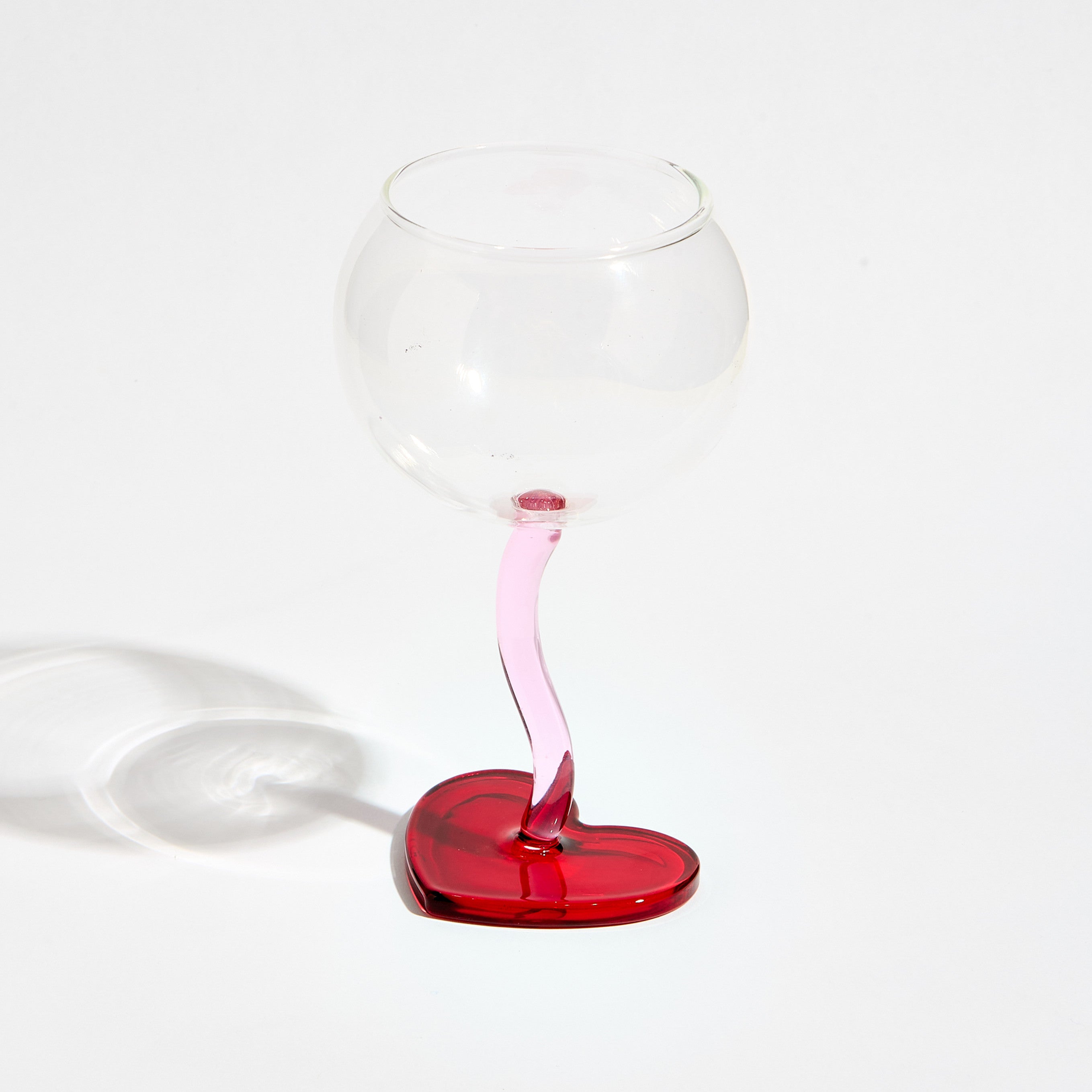 Heart Shaped Wine Glass