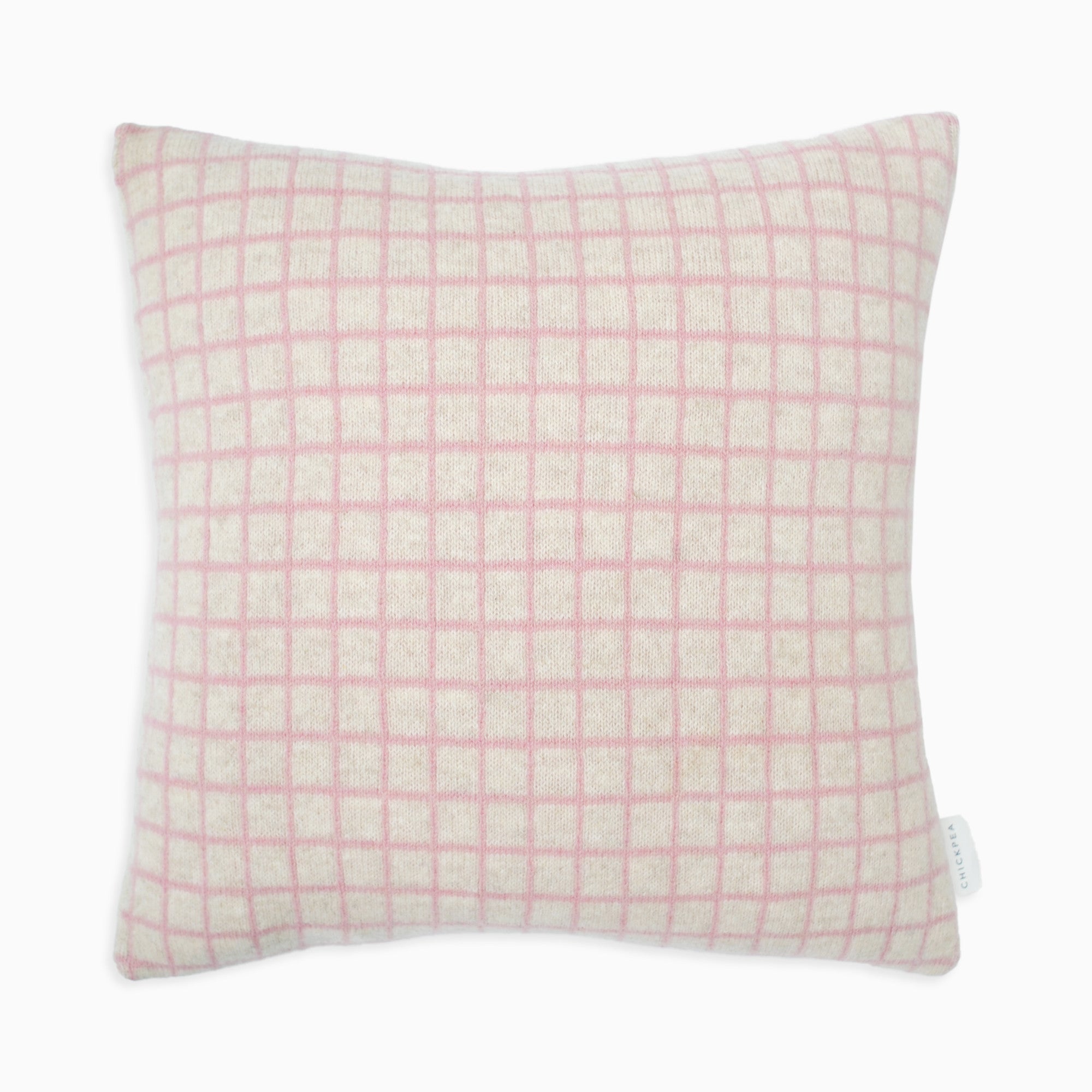 Pink Grid Cushion