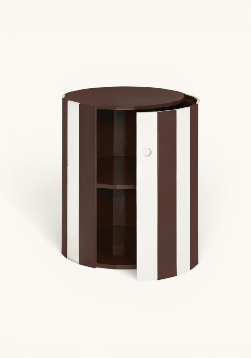 Barrel Table, Chocolate