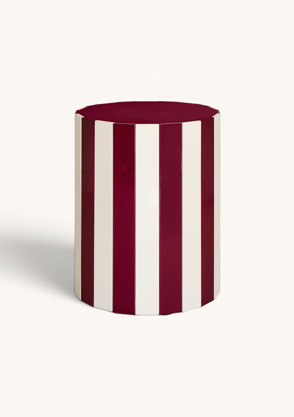 Barrel Table, Plum