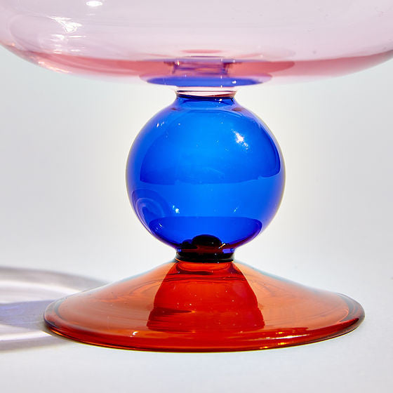 Glass Bowl Bonbon - Pink