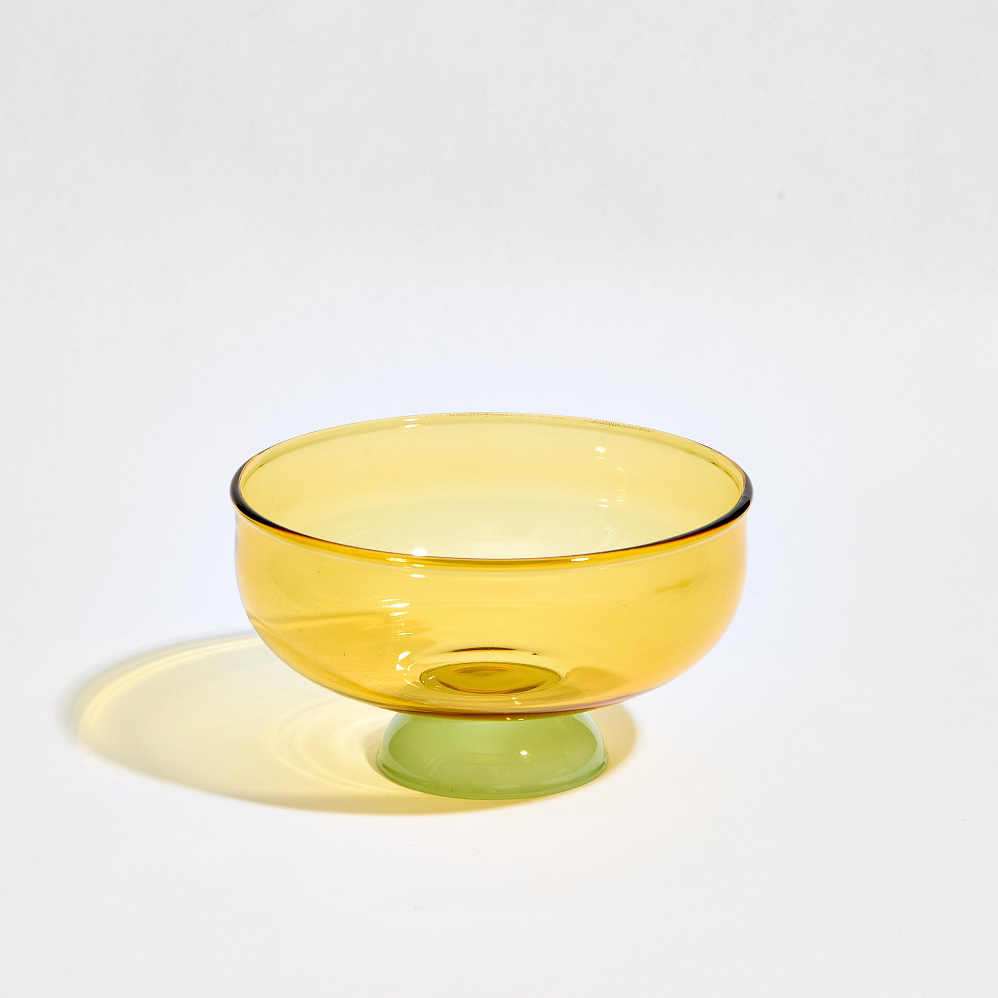 Yellow Glass Bowl - Bonbon
