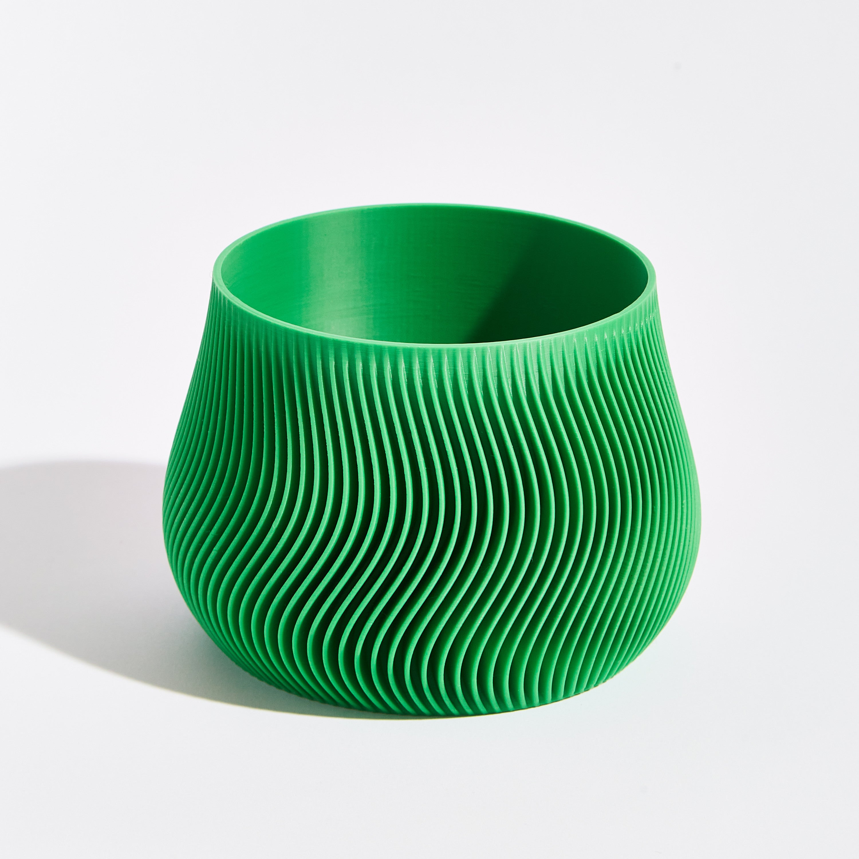 Groovy pot- Bamboo green