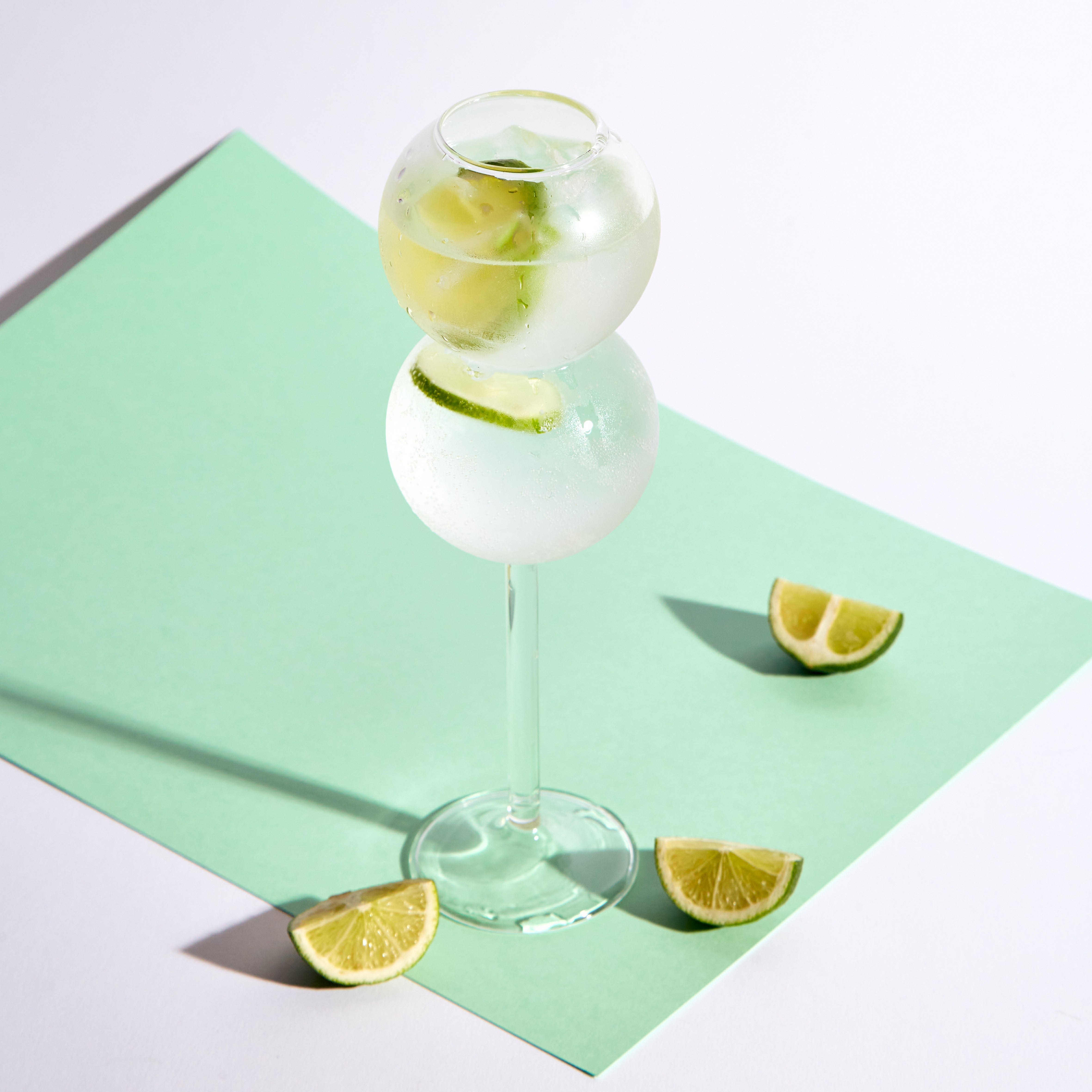 Bubbly Champagne Glass