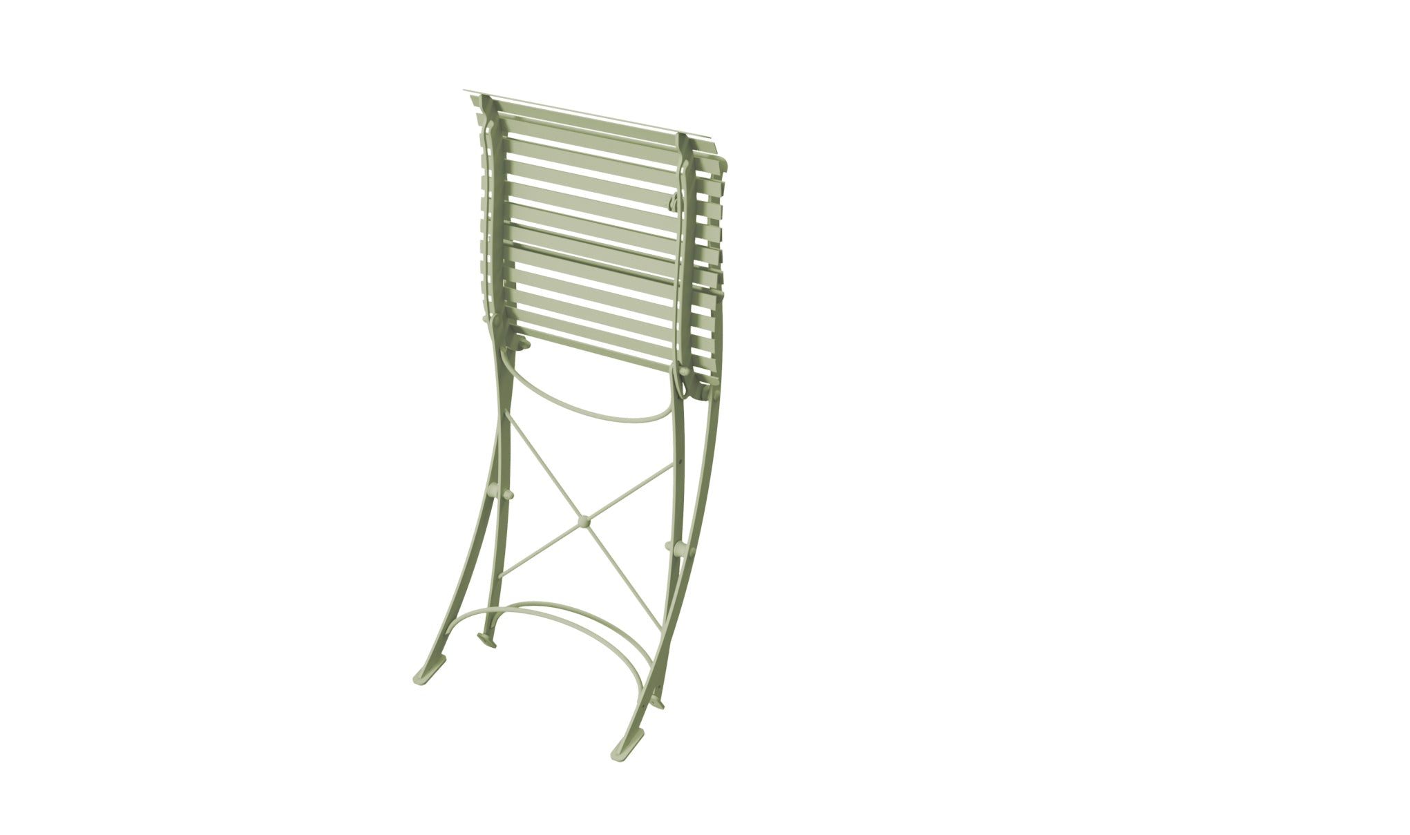 Darsham 1m Round Table & 4 Chairs Type B Lichen Green