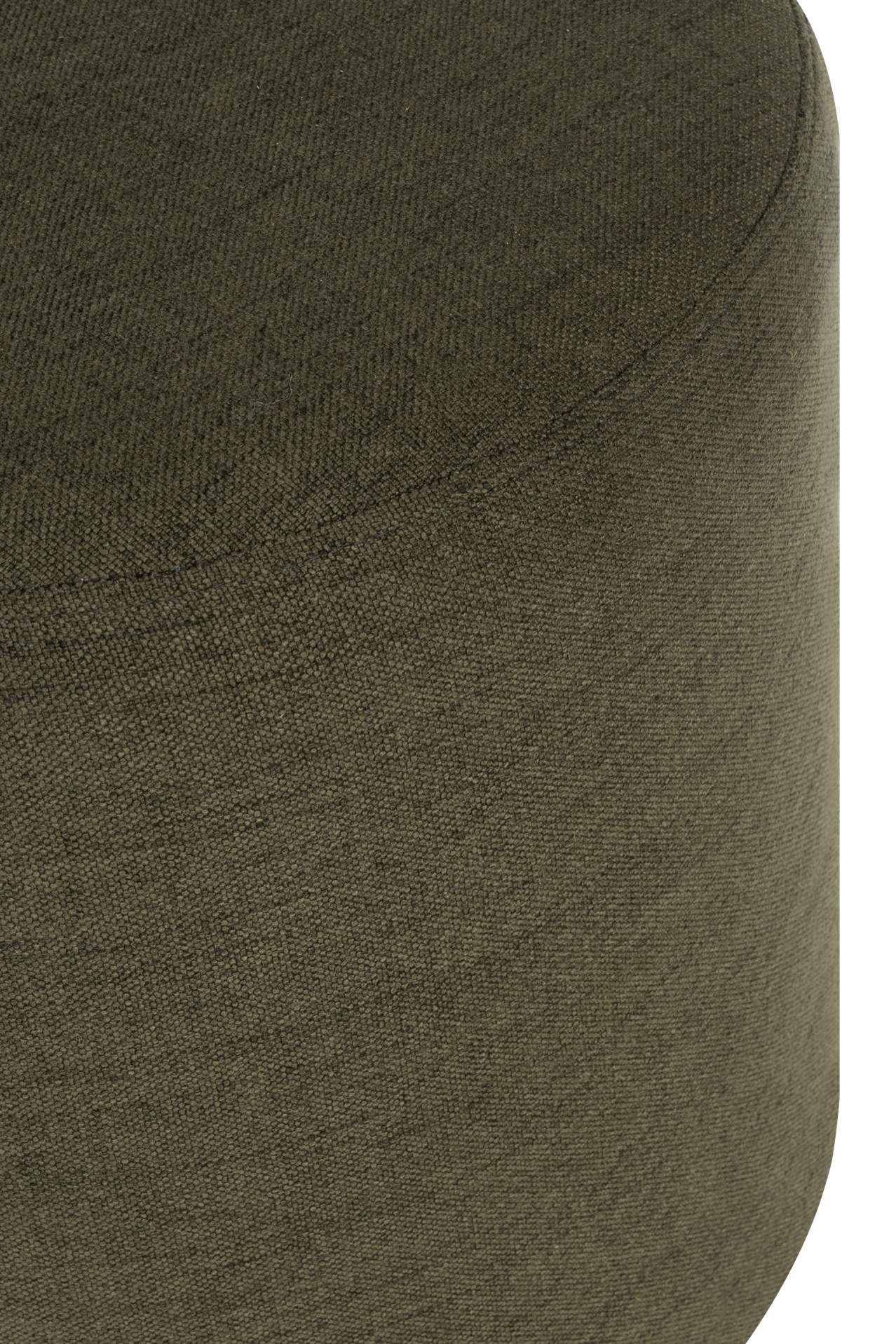 Folk Wide Pouf | Green