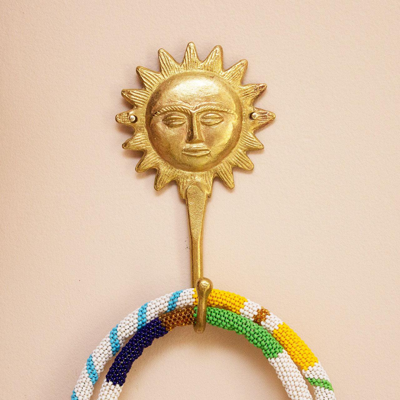 Ghanaian Ashanti Brass Hook 'Sunshine'