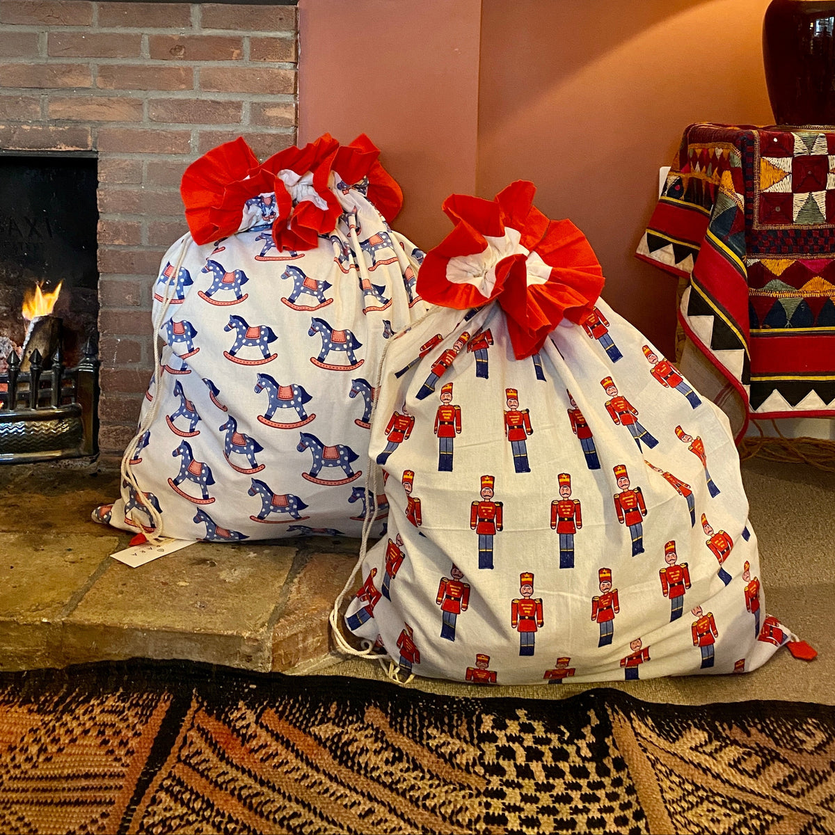 Toy Soldier Present Sack | Red
