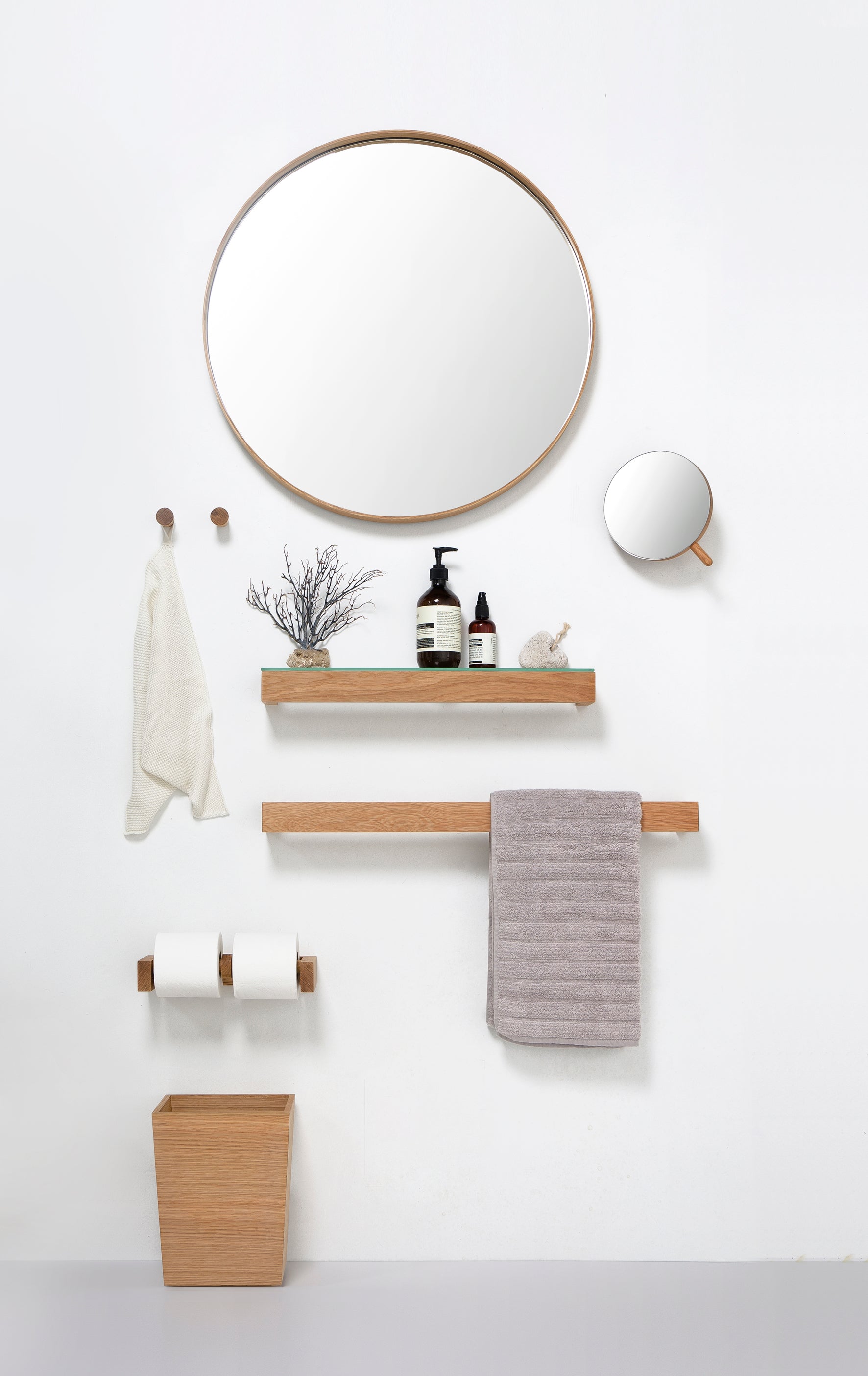Glance Round Wall Mirror 660