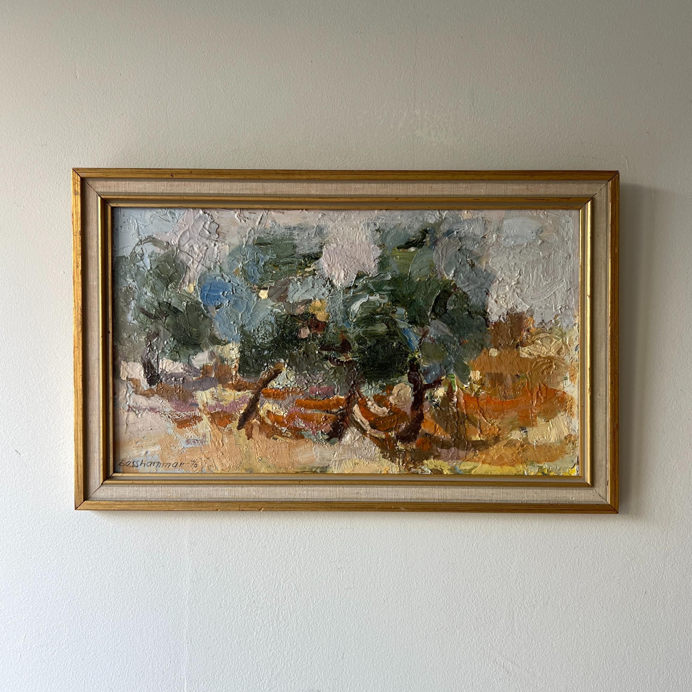 Autumn Meadow Oil Painting