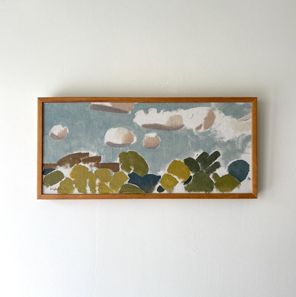 Congo Clouds Oil Painting