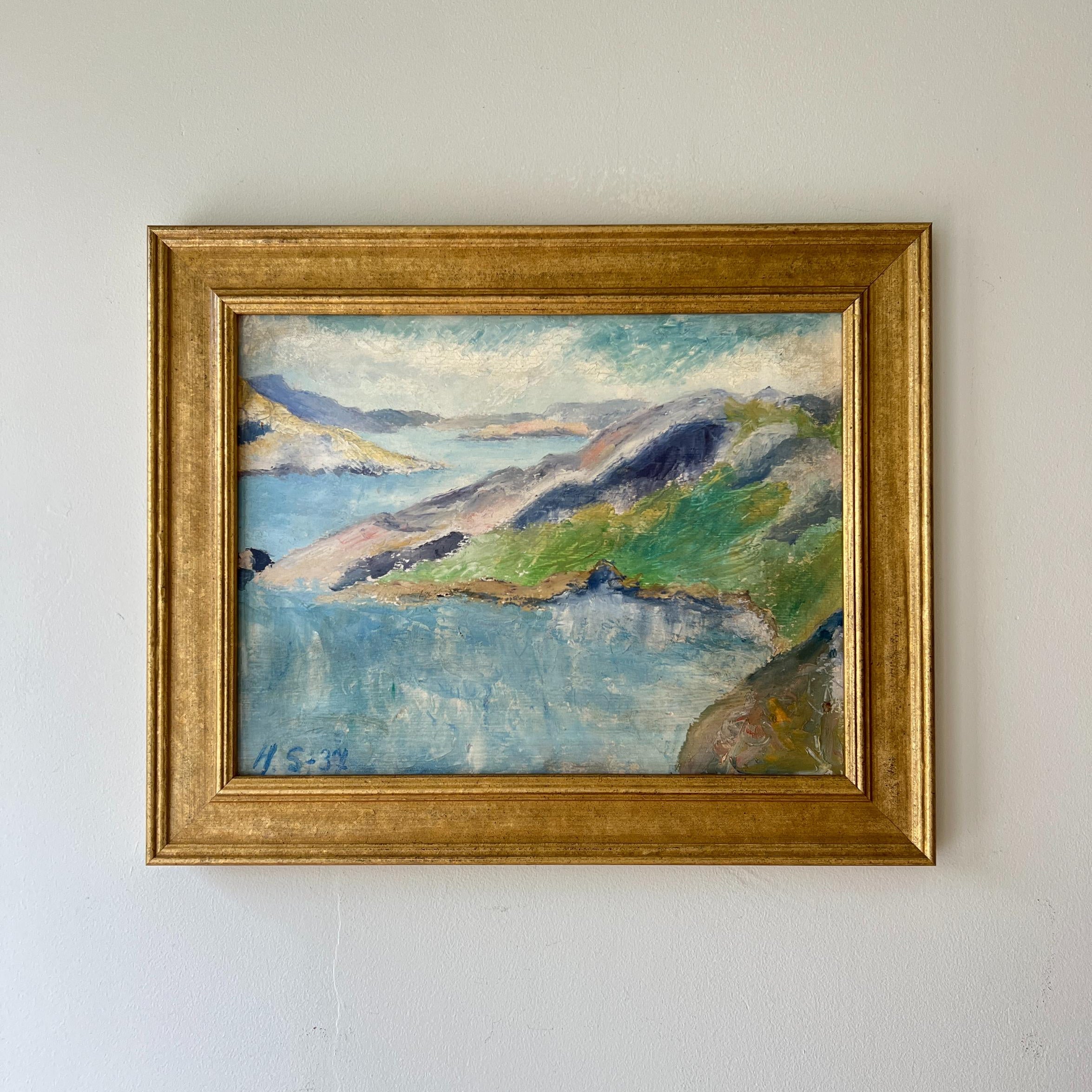 Coastal Bays Oil Painting