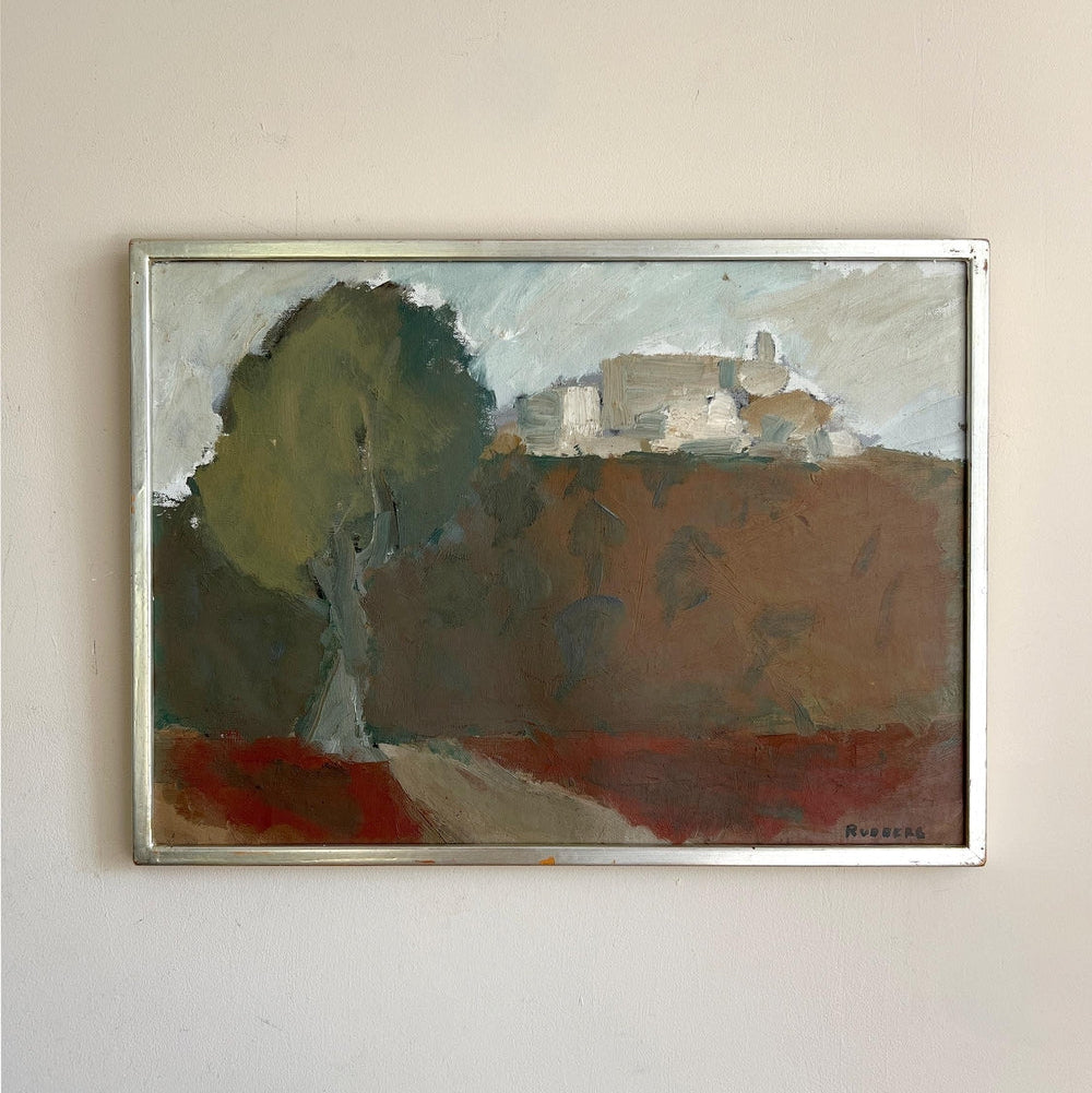 Spanish Hilltop Oil Painting