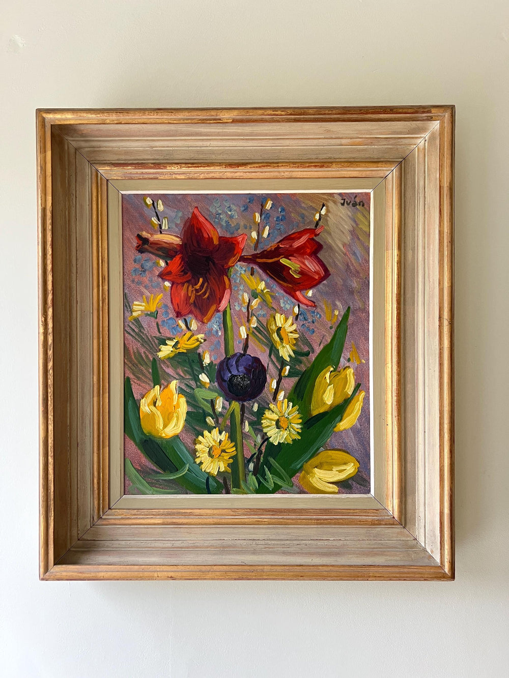AMARYLLIS + PUSSYWILLOW