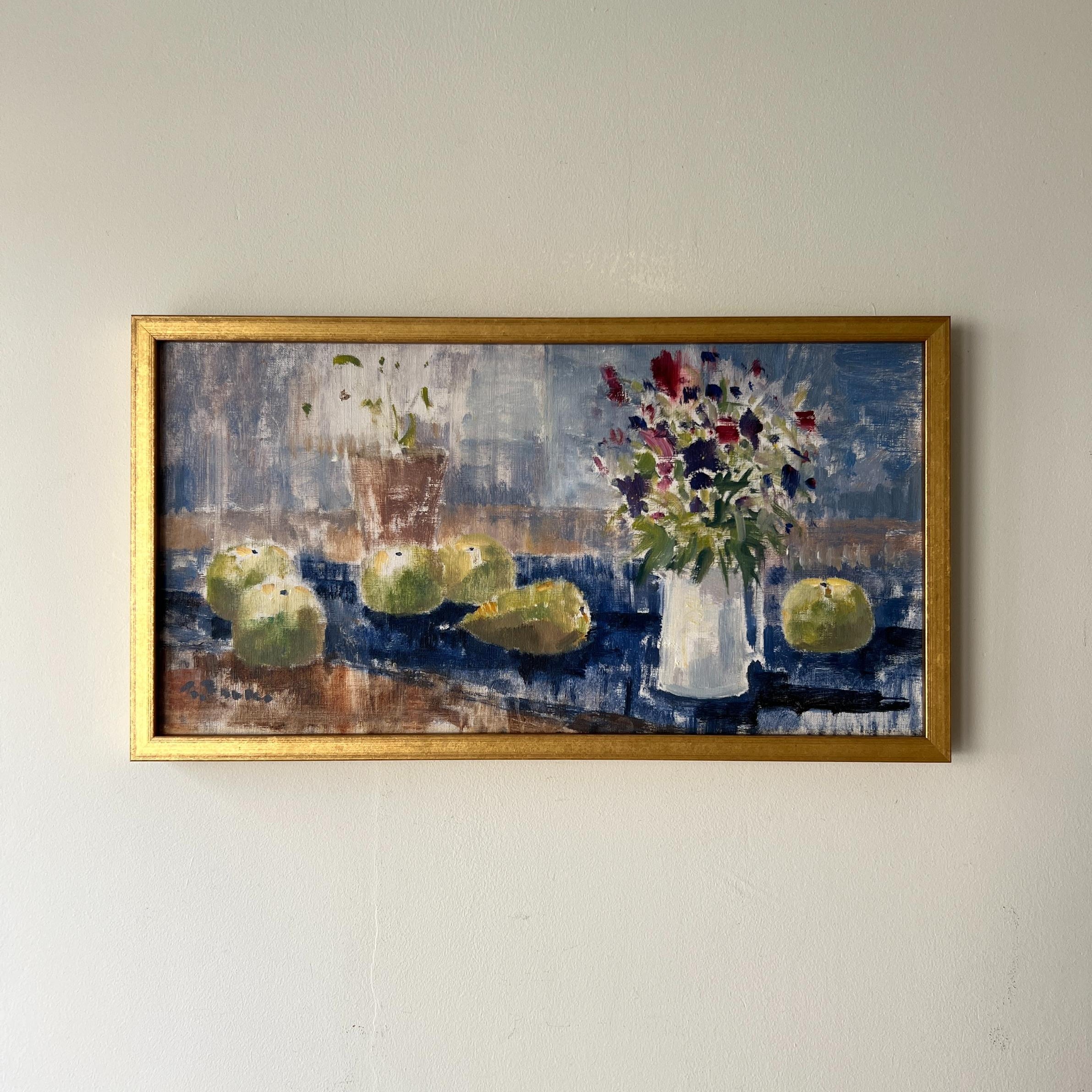 Fruit & Flowers Oil Painting