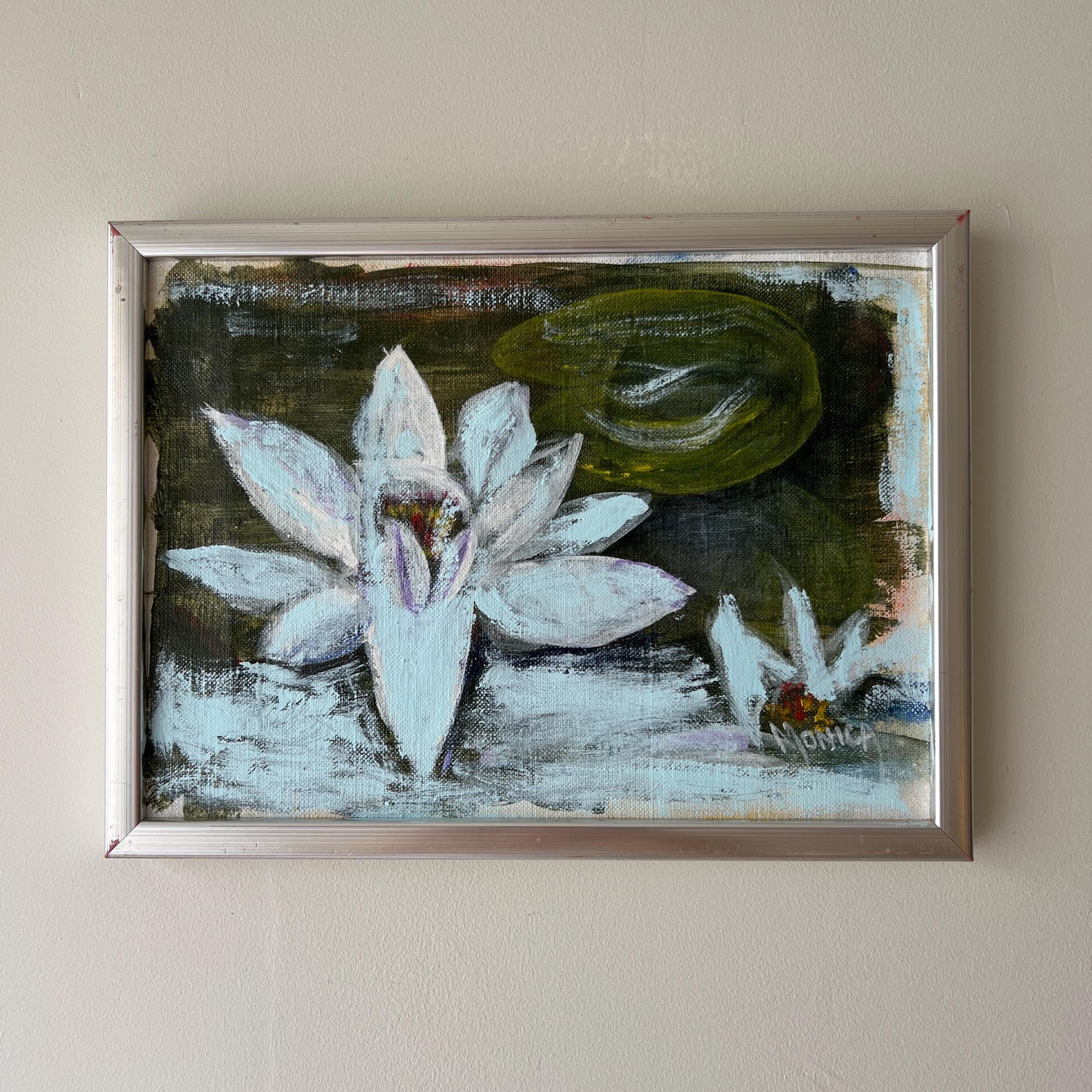Water Lilies Oil Painting