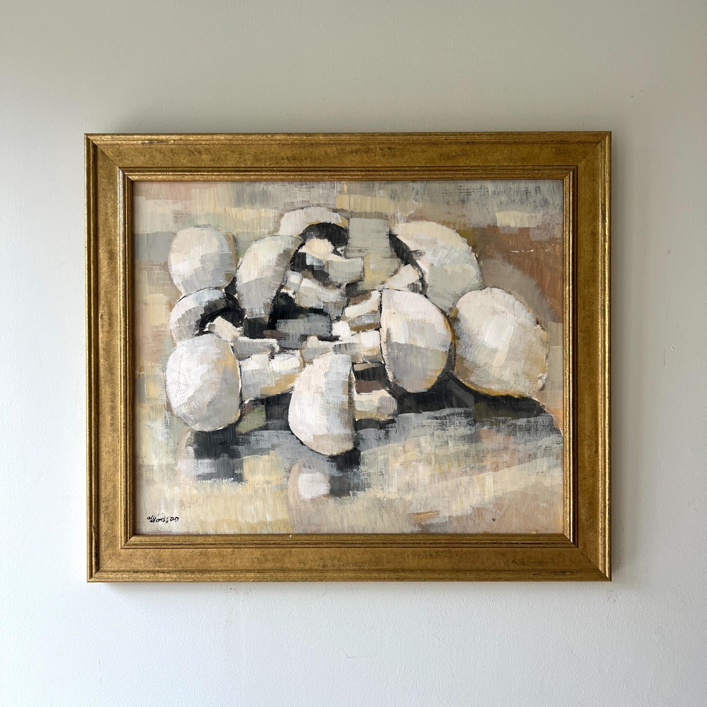 Mushrooms Oil Painting