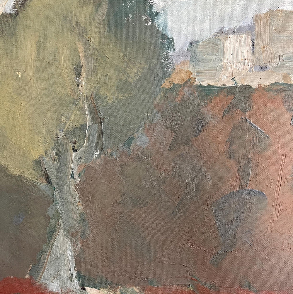 Spanish Hilltop Oil Painting